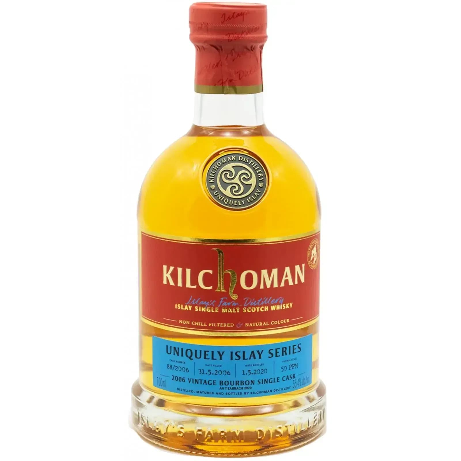 Kilchoman 13 Years Old 2006 An T-Earrach 2020 Cask Nr.88/2006