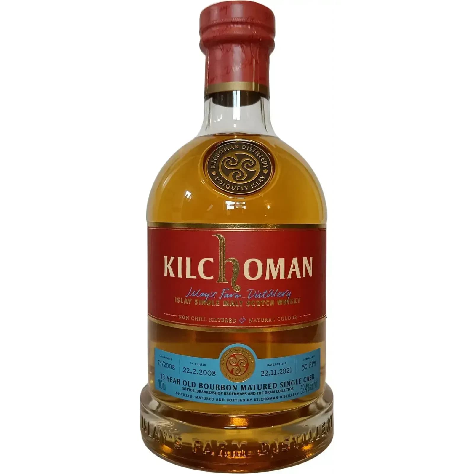 Kilchoman 13 Years Old 2008 Single Cask Release Nr.75/2008