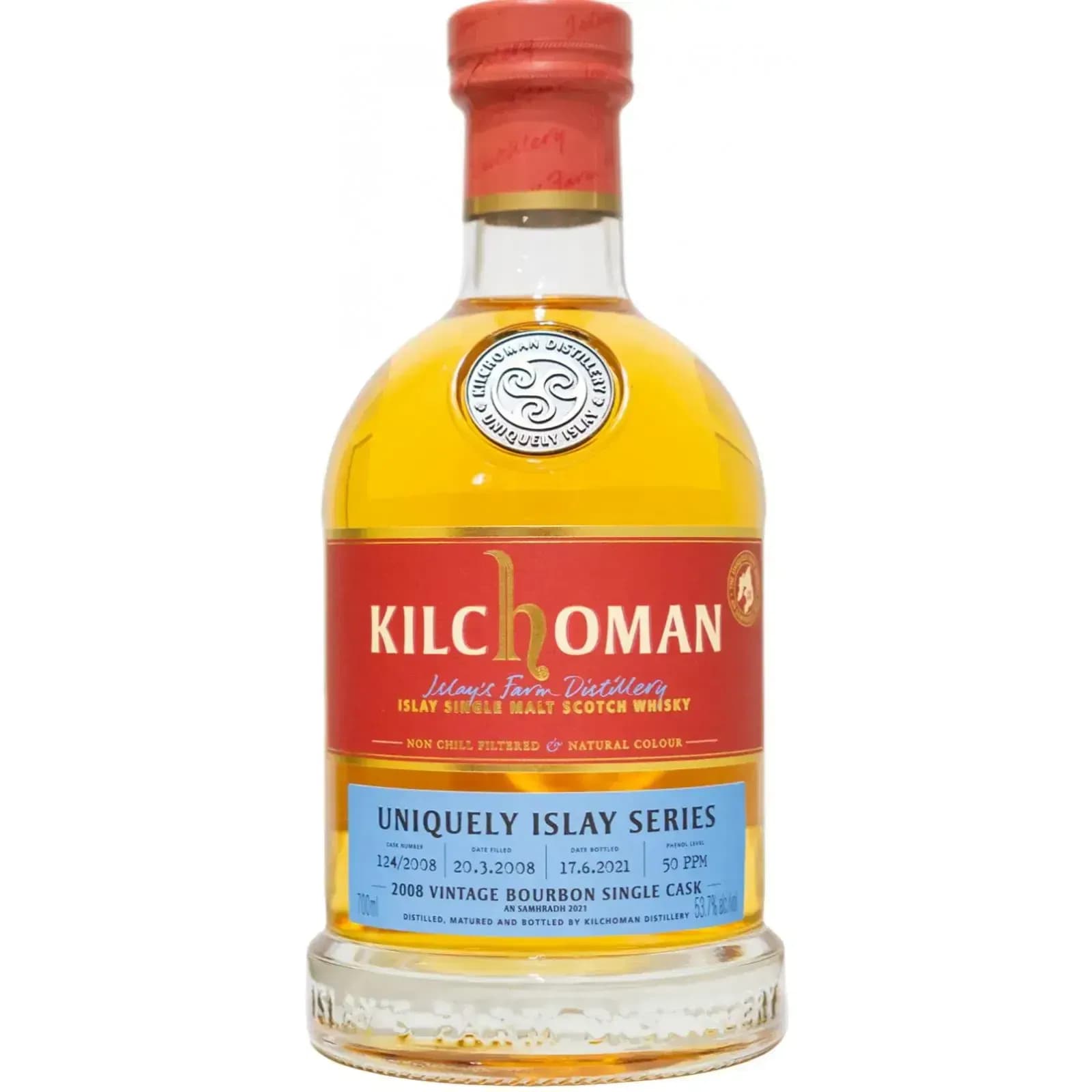 Kilchoman 13 Years Old 2008 Uniquely Islay Series - An Samhradh 2021 Cask Nr.124/2008