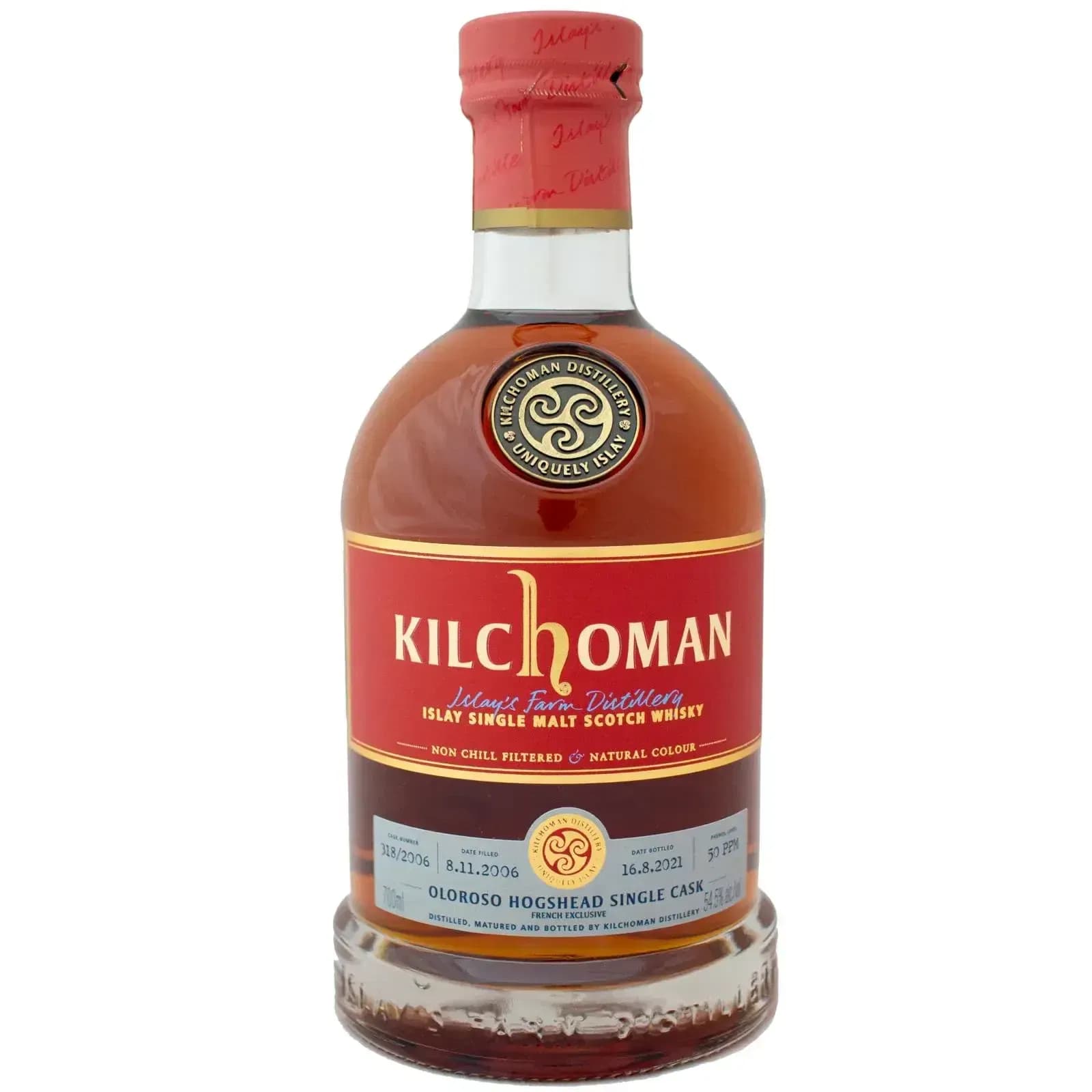 Kilchoman 14 Years Old 2006 Conquête Cask Nr.318/2006
