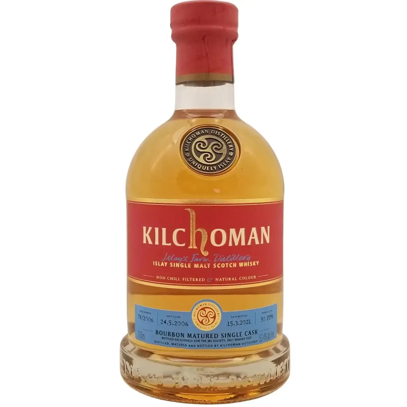 Kilchoman 14 Years Old 2006 Single Cask Release Nr.78/2006