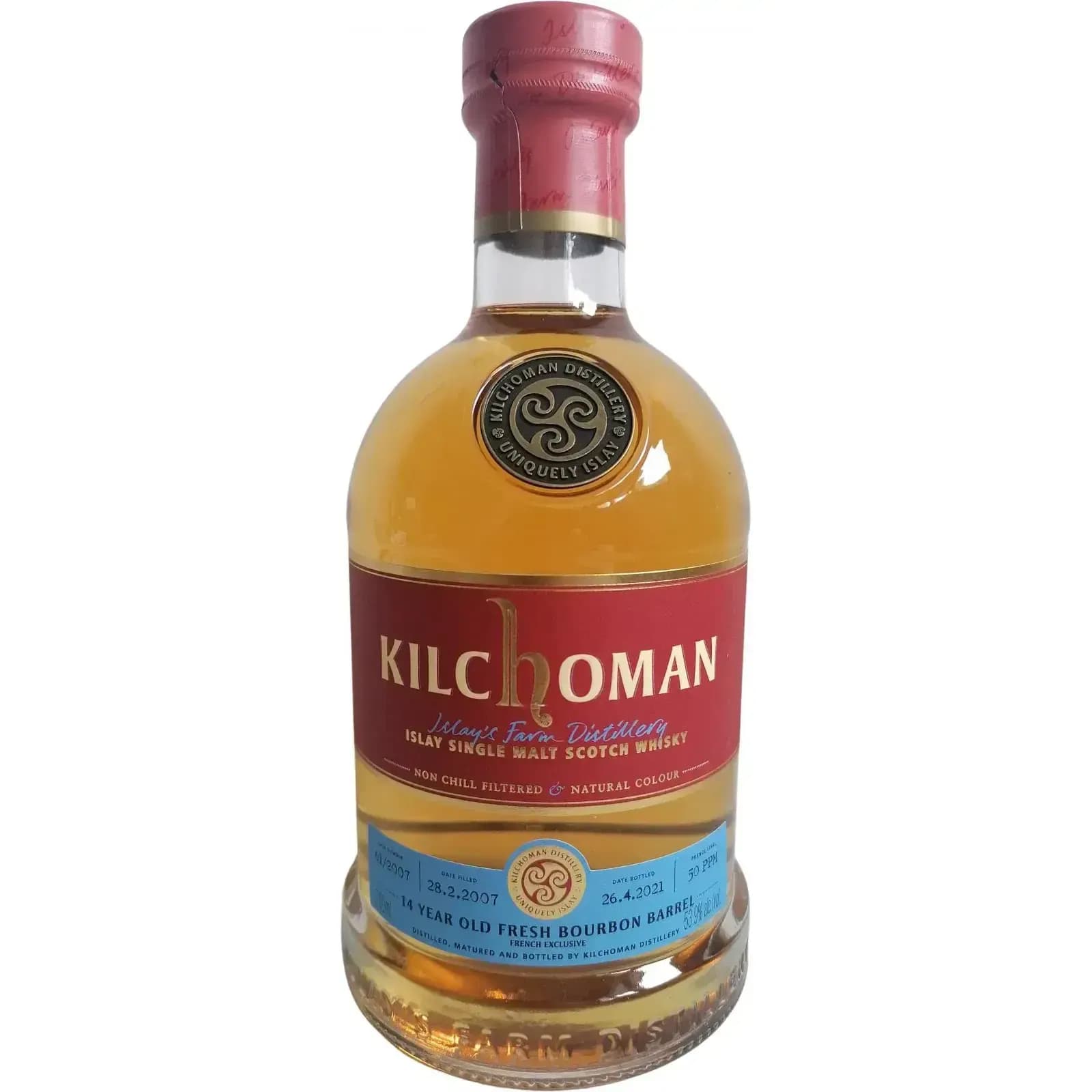 Kilchoman 14 Years Old 2007 Cask Nr.61/2007