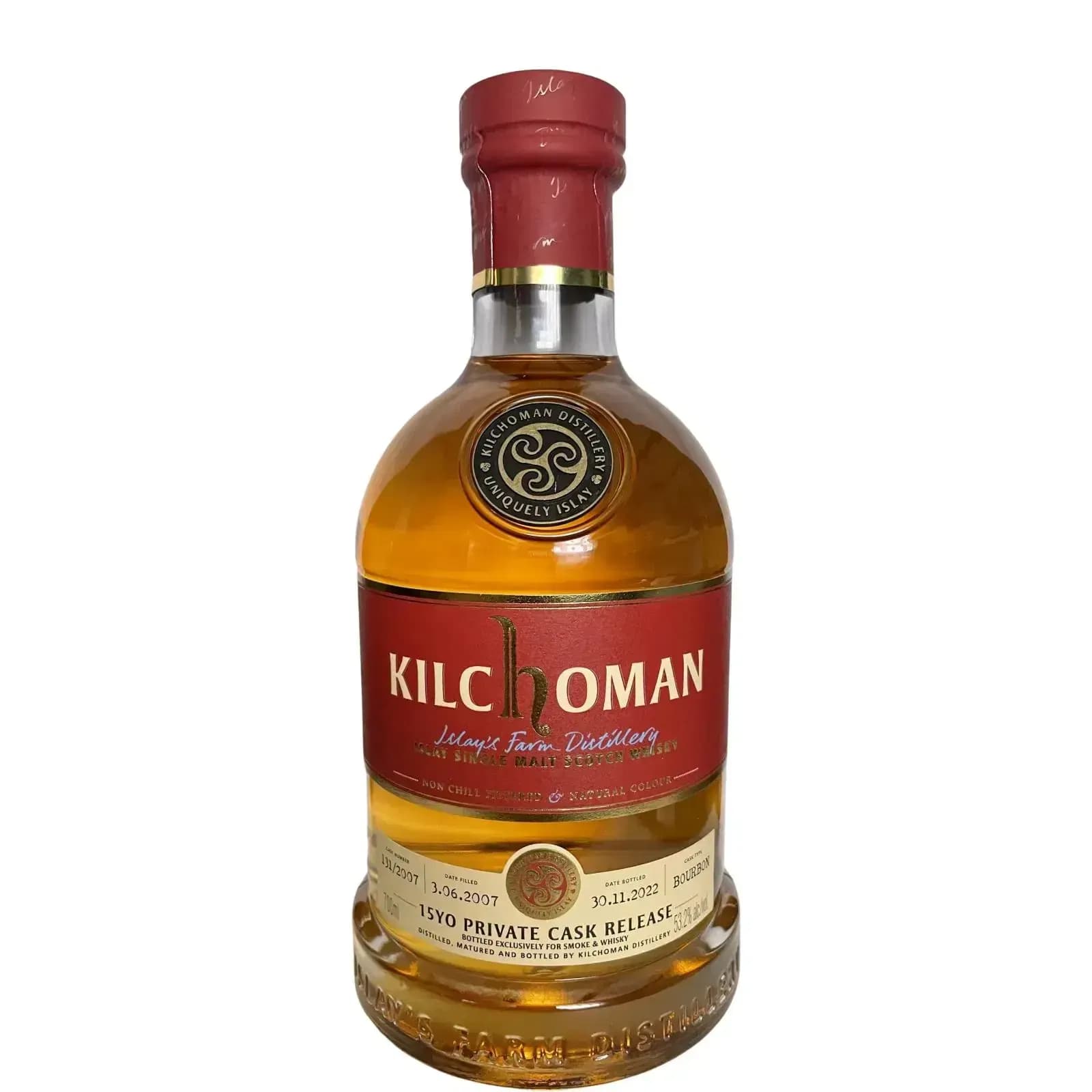 Kilchoman 15 Years Old 2007 Private Cask Release Nr.131/2007
