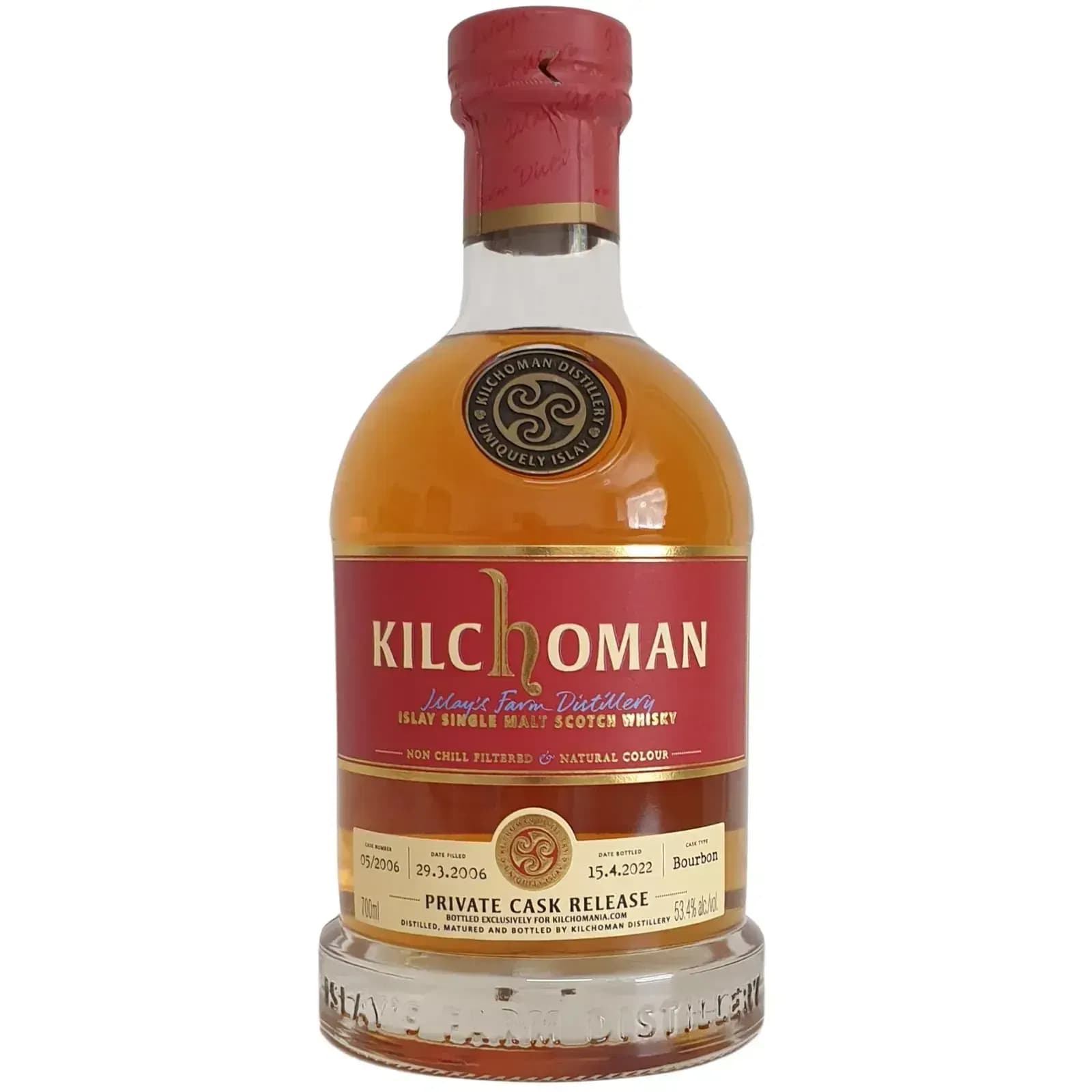 Kilchoman 16 Years Old 2006 Private Cask Release Nr.05/2006