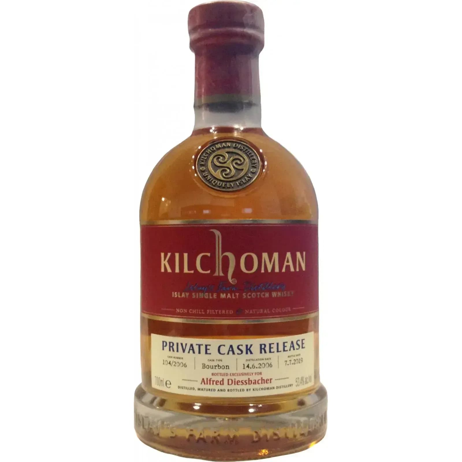 Kilchoman 2006 Private Cask Release Nr.104/2006