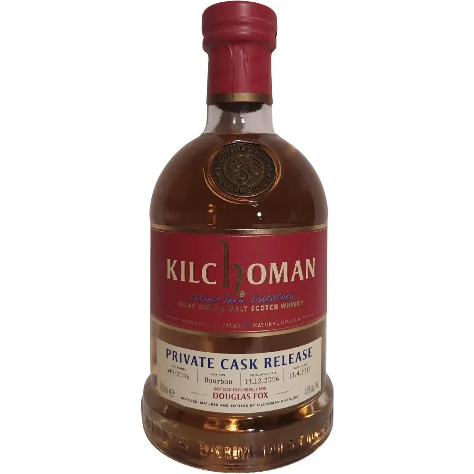 Kilchoman 2006 Private Cask Release Nr.349/2006