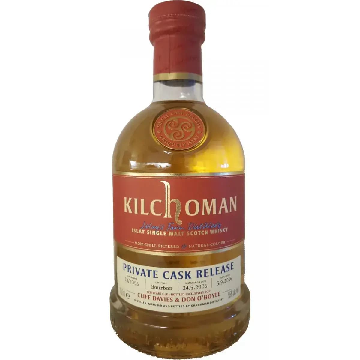Kilchoman 2006 Private Cask Release Nr.72/2006
