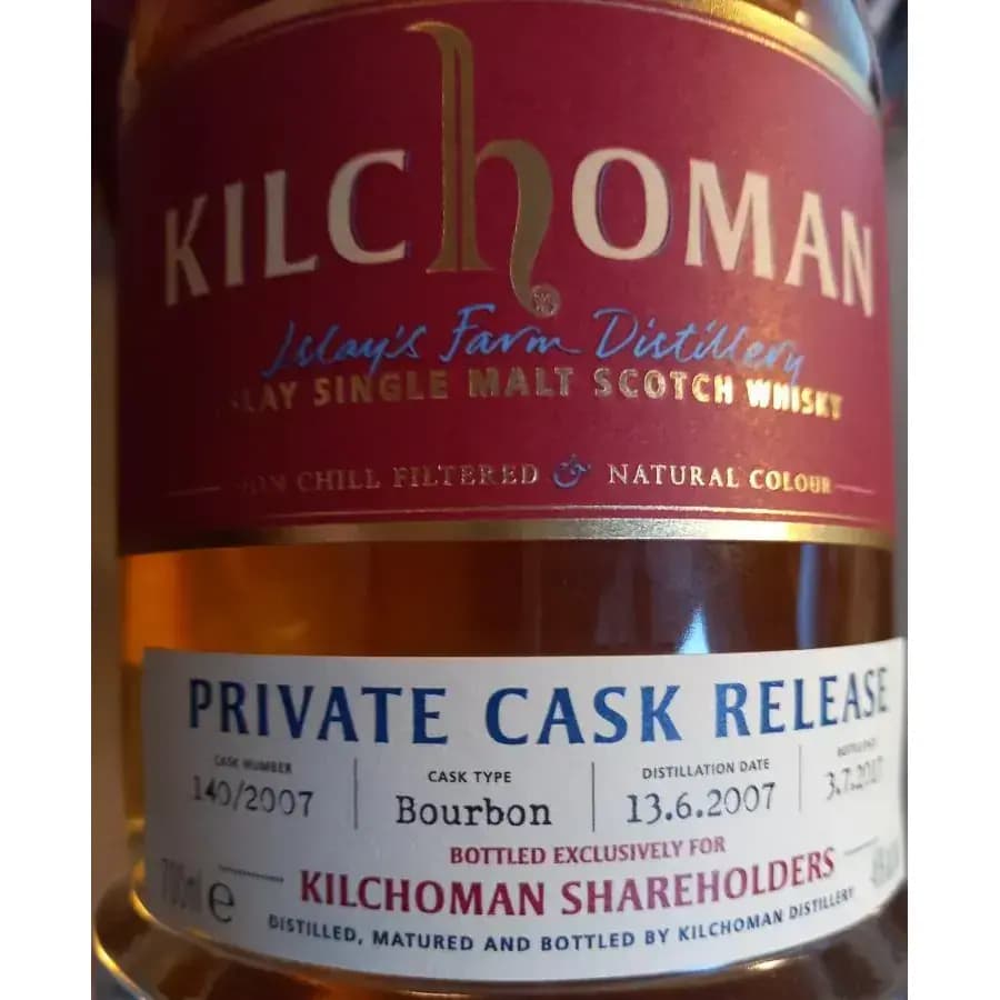 Kilchoman 2007 Cask Nr.140/2007