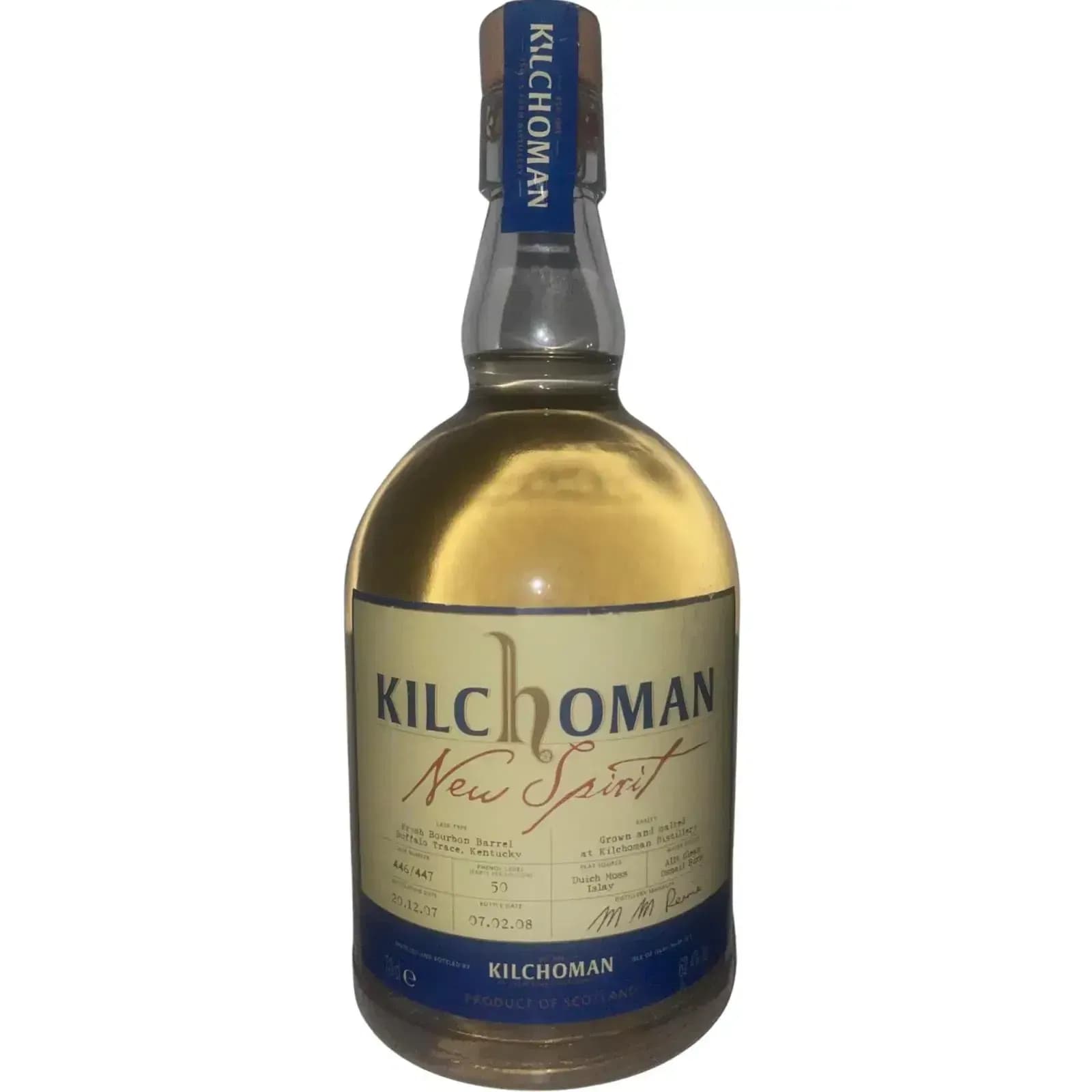 Kilchoman 2007 New Spirit Cask Nr.446 + 447