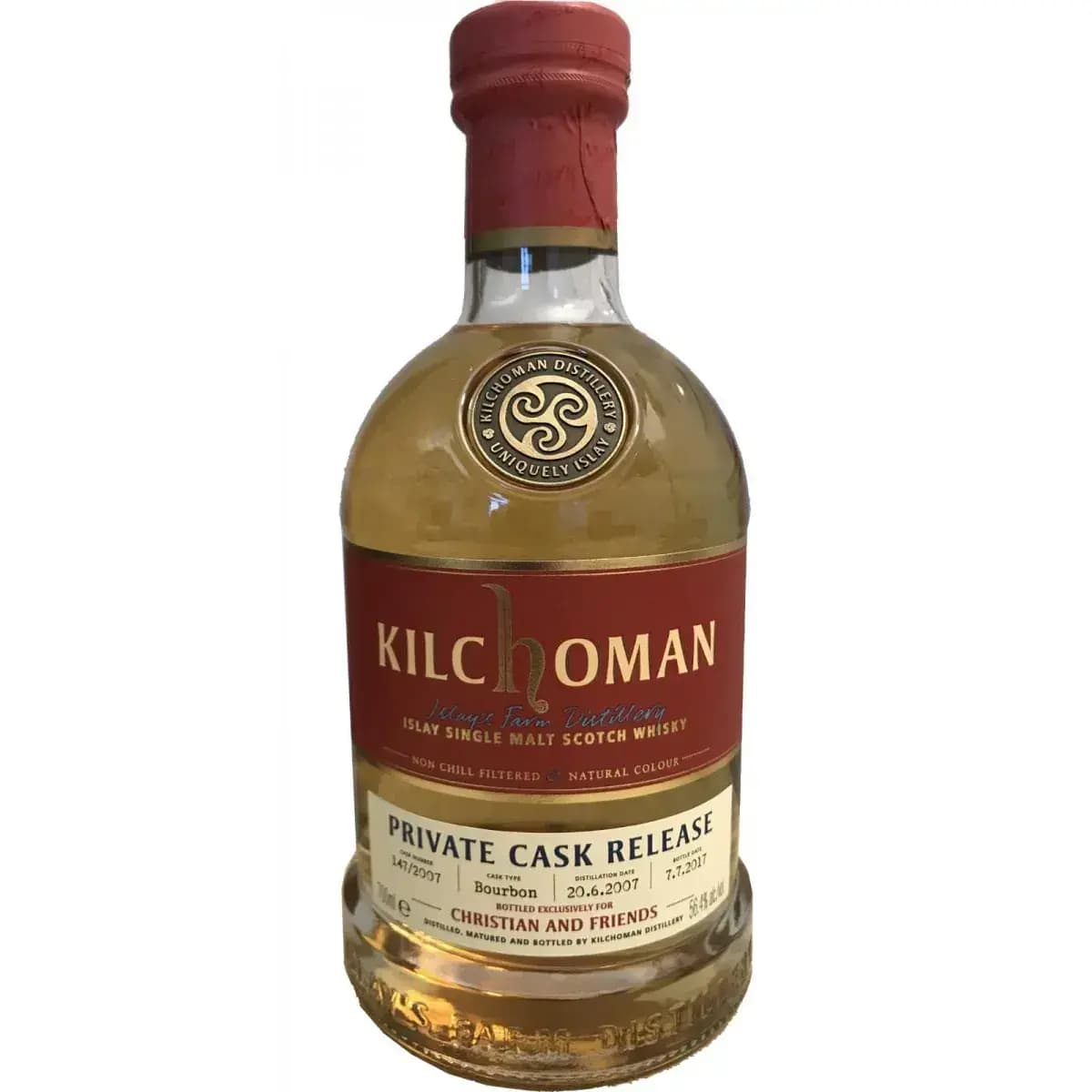 Kilchoman 2007 Private Cask Release Nr.147/2007