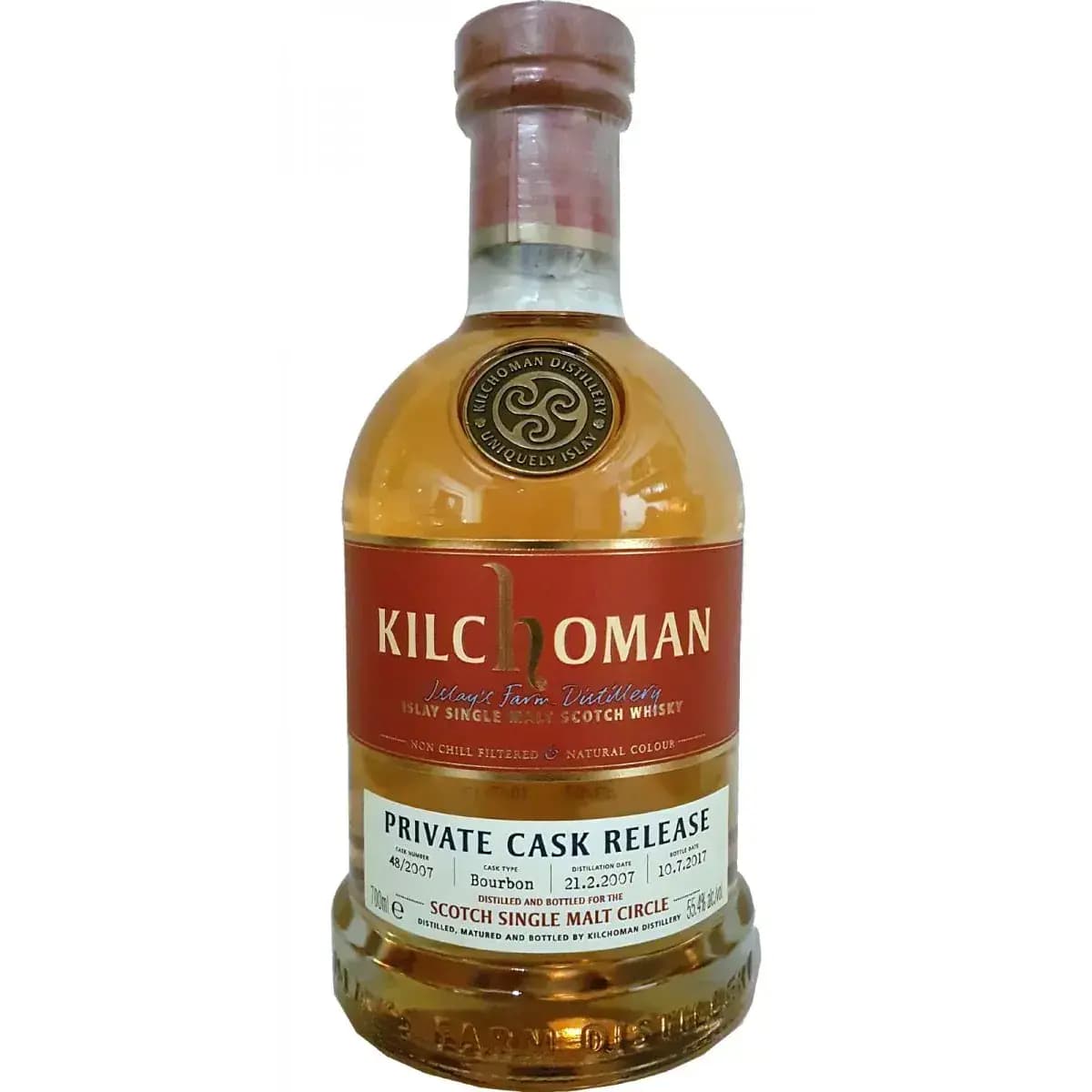 Kilchoman 2007 Private Cask Release Nr.48/2007