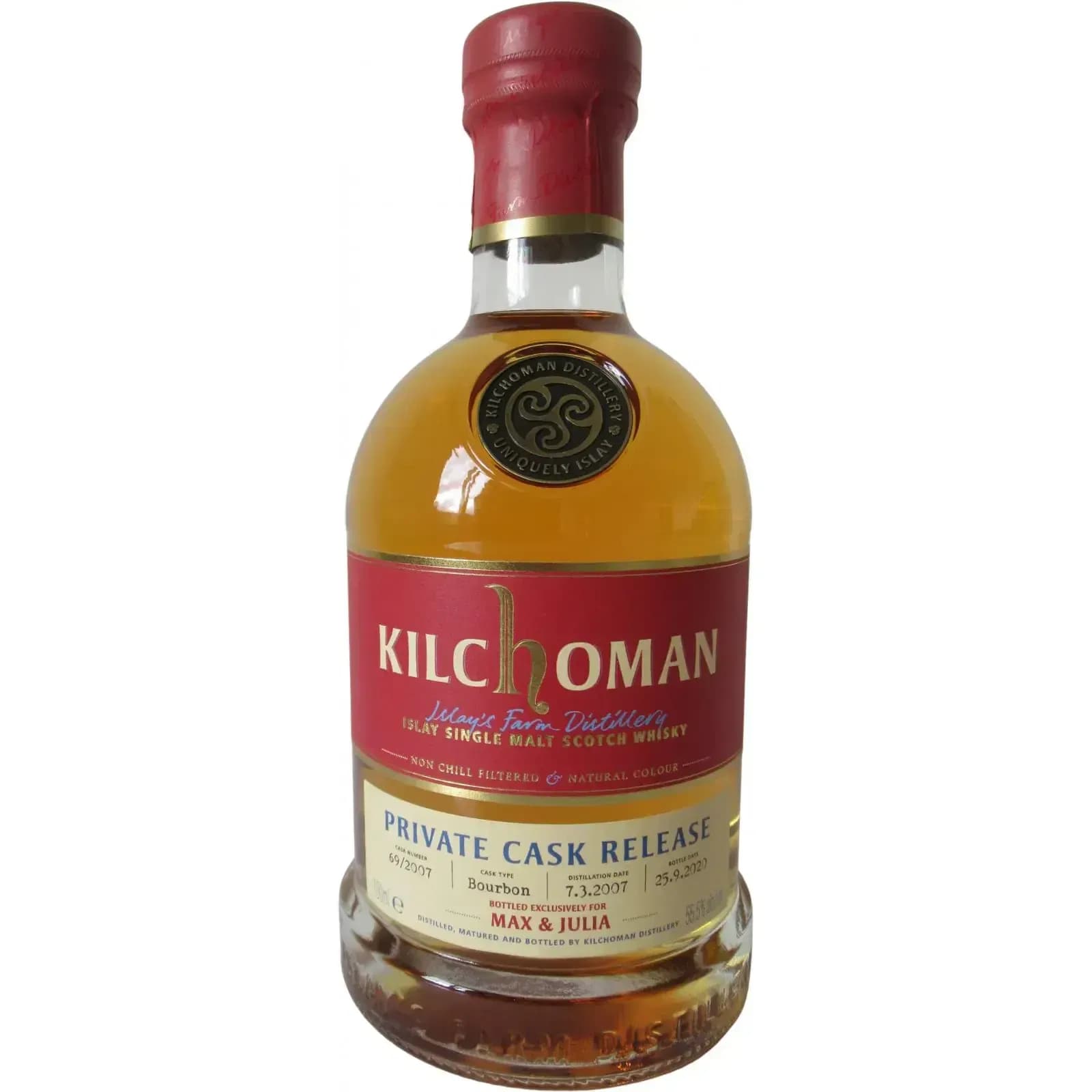 Kilchoman 2007 Private Cask Release Nr.69/2007