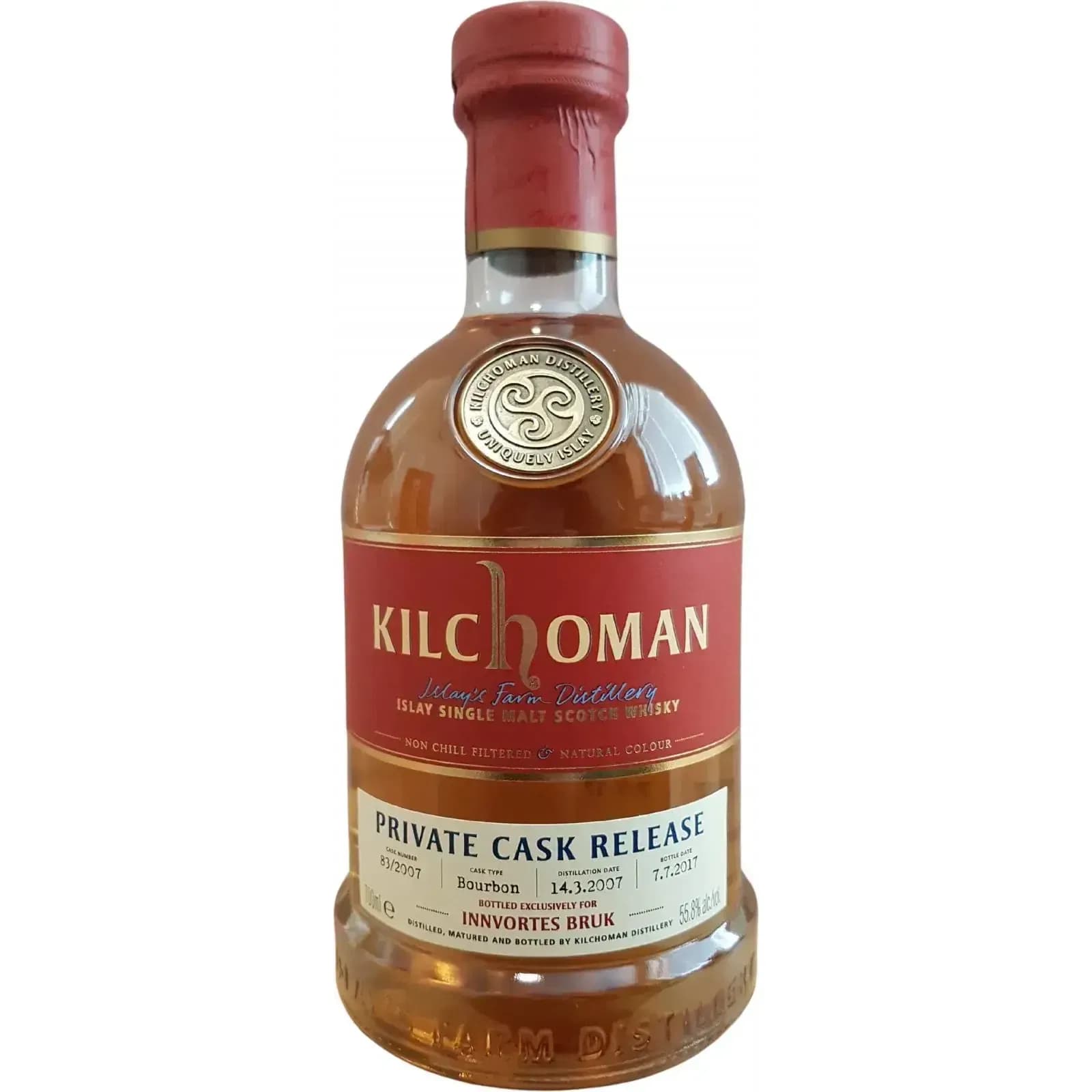 Kilchoman 2007 Private Cask Release Nr.83/2007