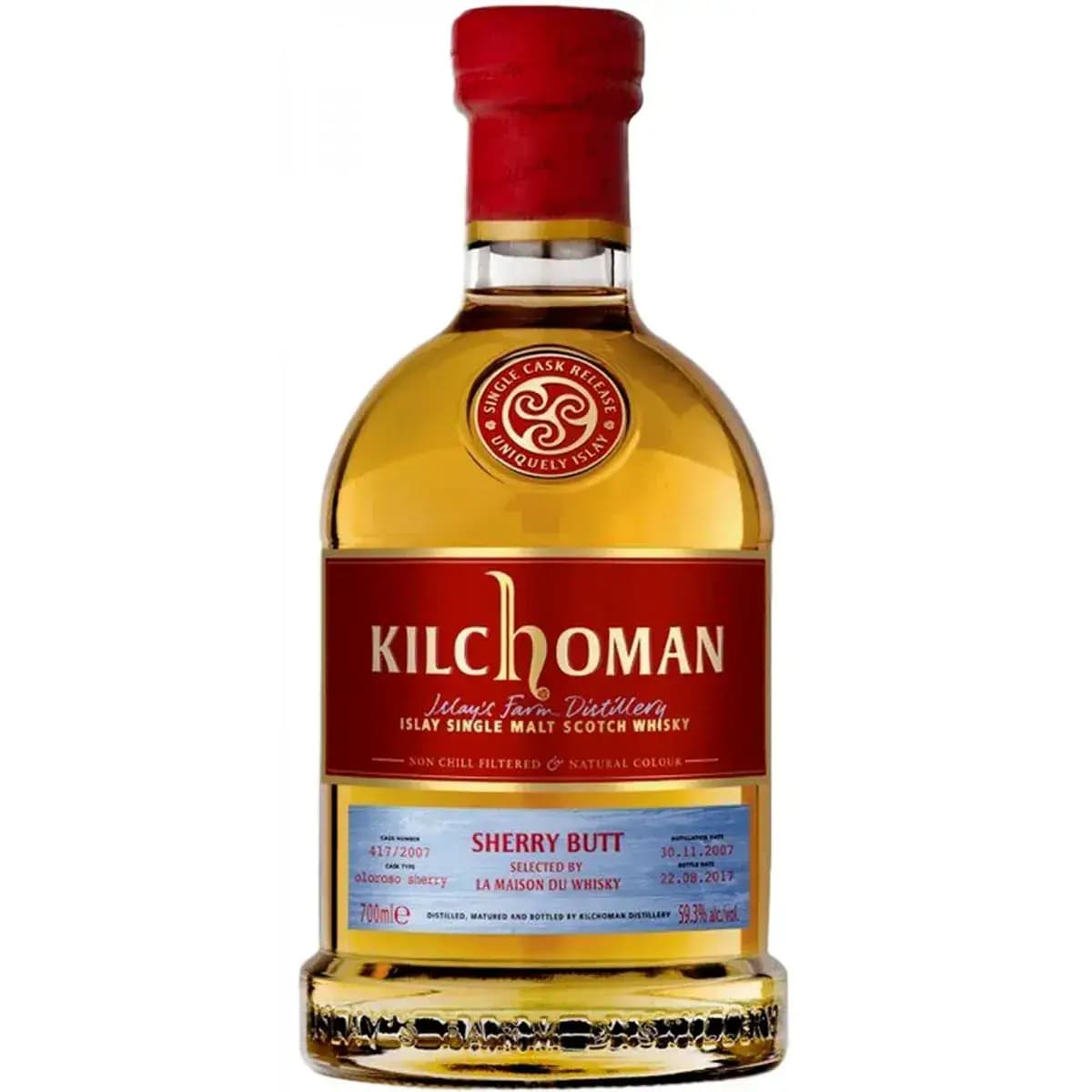 Kilchoman 2007 Sherry Butt Cask Nr.417/2007