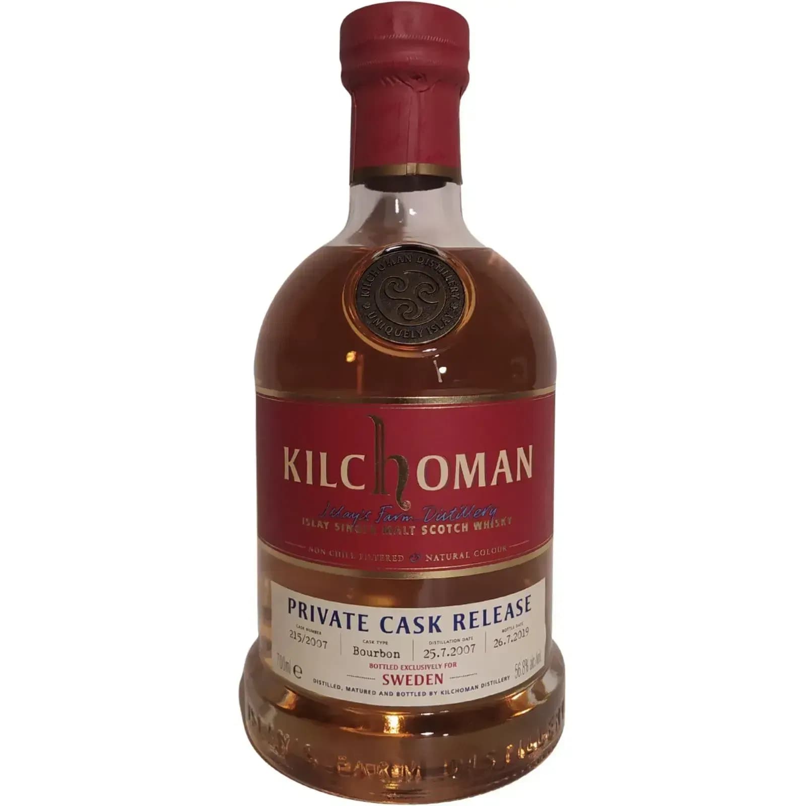 Kilchoman 2007 Single Cask Release Nr.215/2007