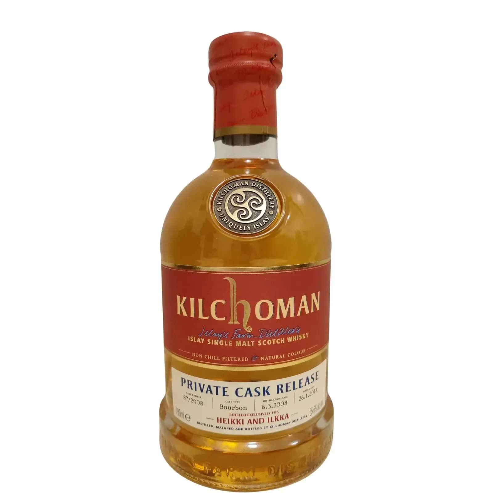 Kilchoman 2008 Private Cask Release Nr.87/2008