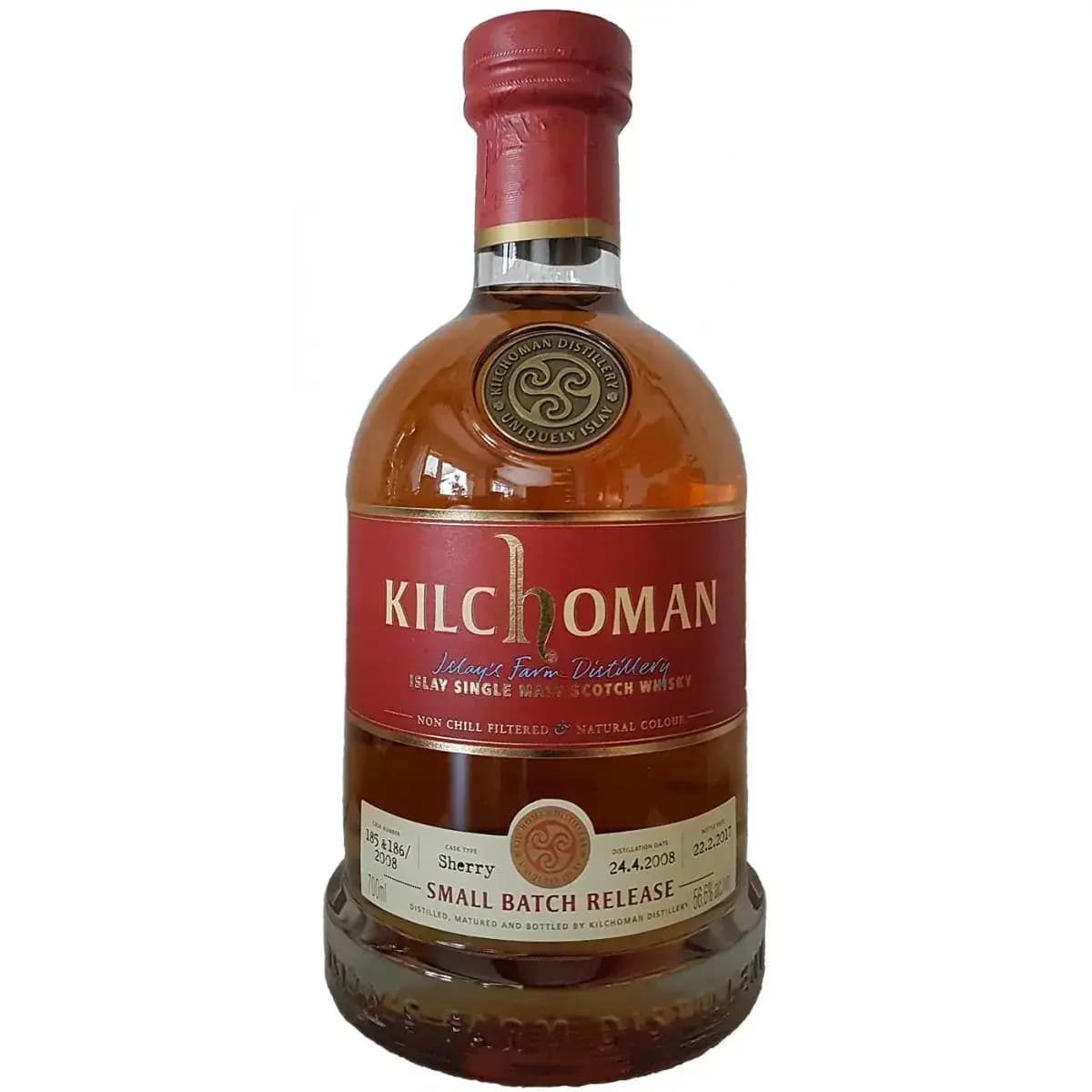 Kilchoman 2008 Small Batch Release Nr.185 + 186/2008