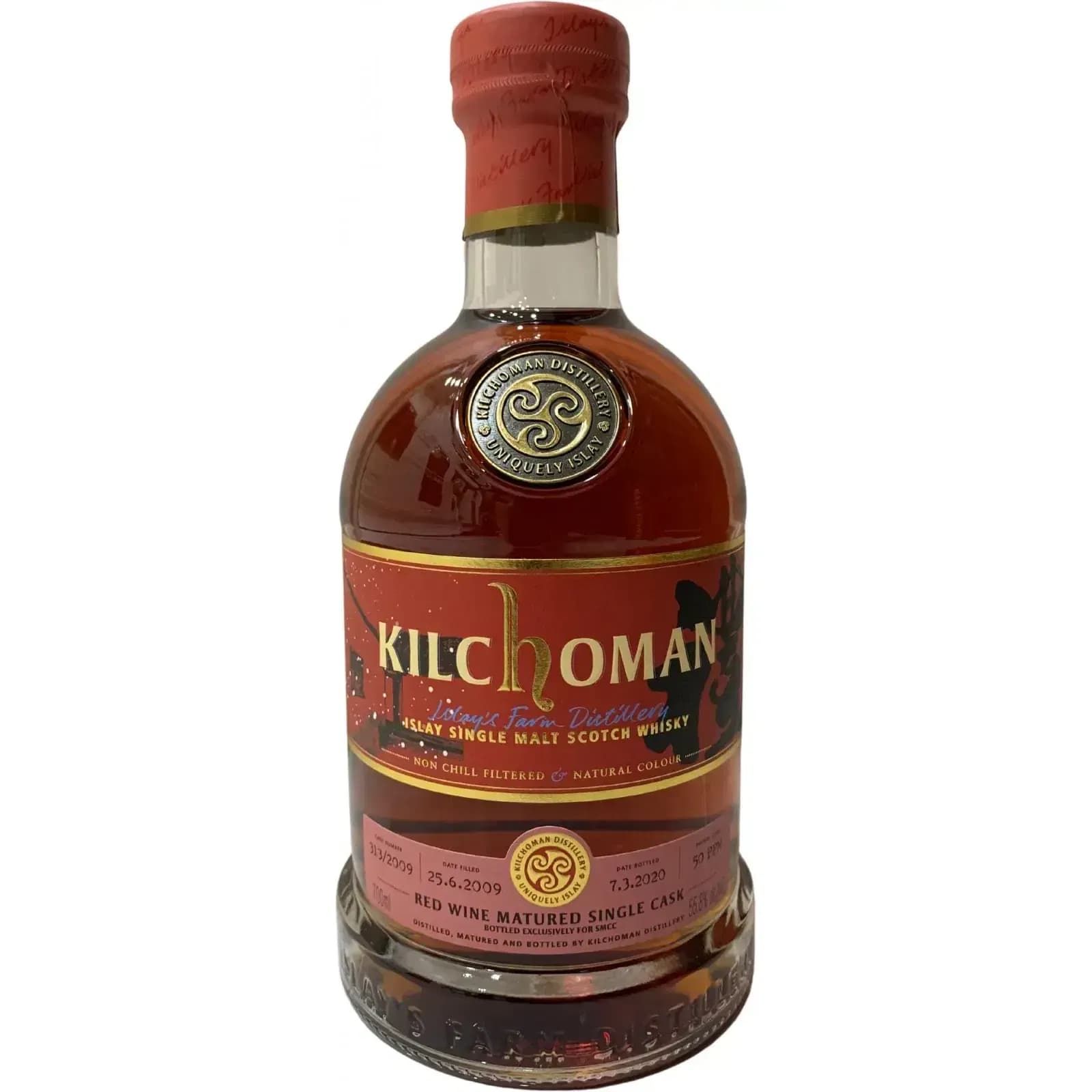 Kilchoman 2009 Red Wine Matured Single Cask Nr.313/2009