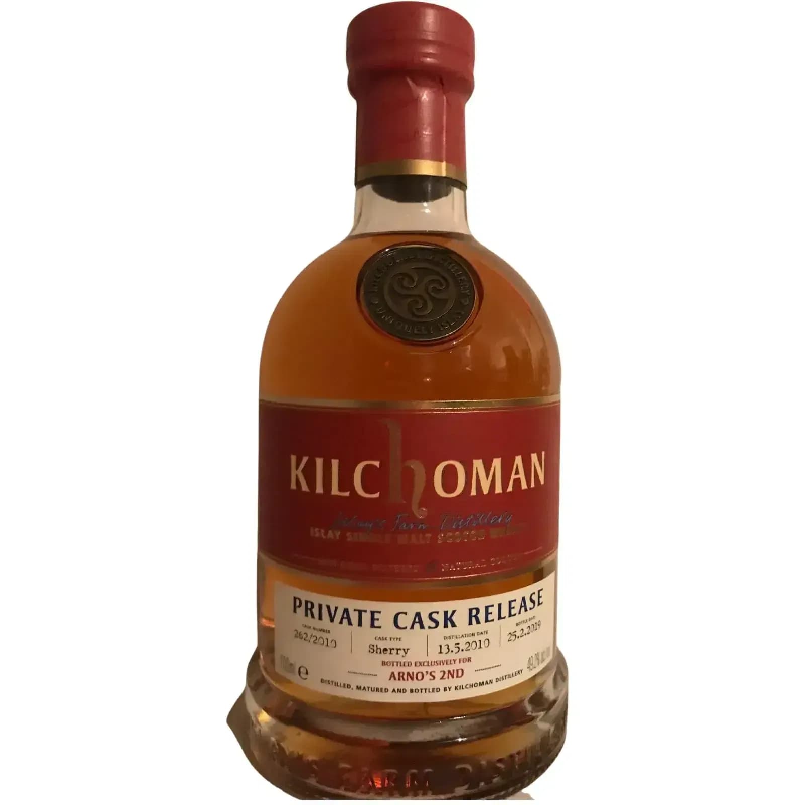 Kilchoman 2010 Private Cask Release Nr.262/2010