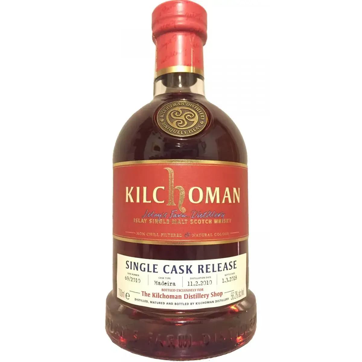Kilchoman 2010 Single Cask Release Nr.69/2010