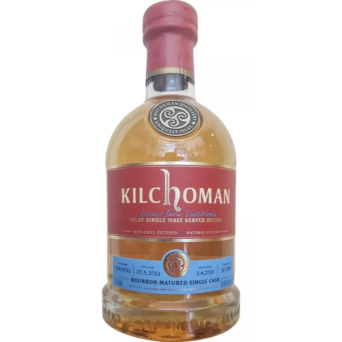 Kilchoman 2011 Bourbon Matured Single Cask Nr.274/2011