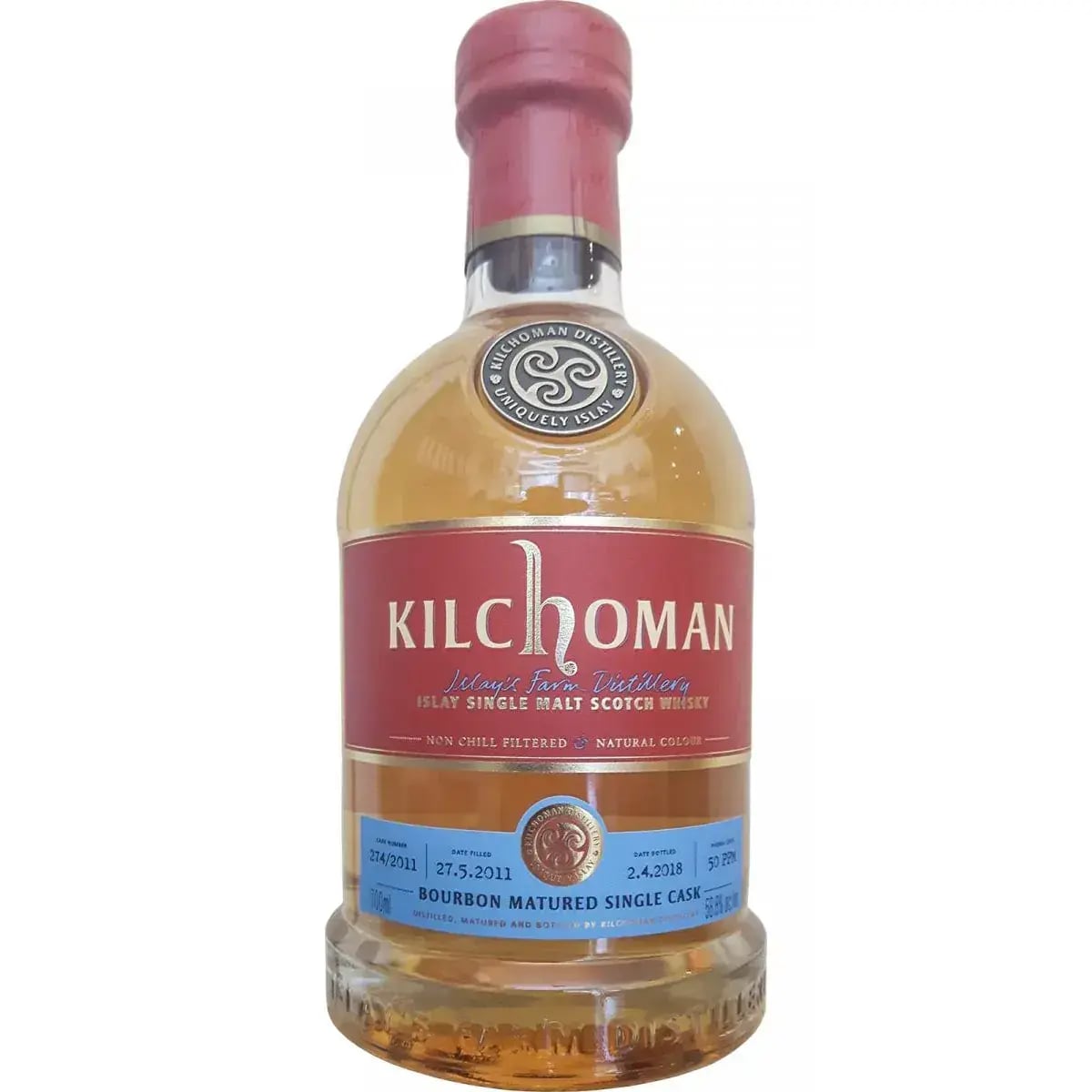Kilchoman 2011 Bourbon Matured Single Cask Nr.274/2011