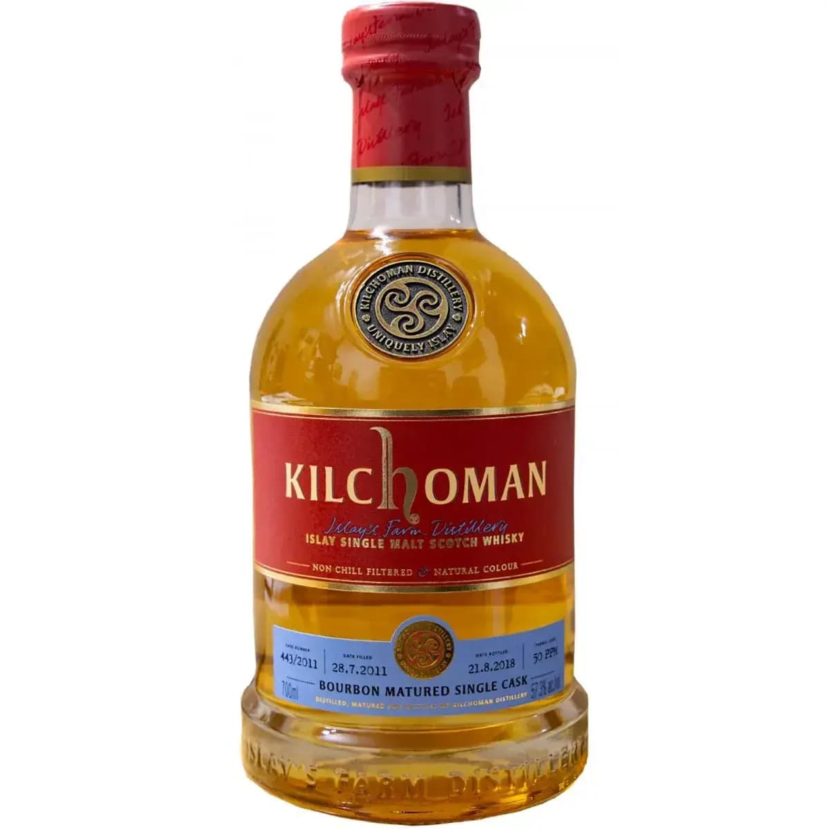Kilchoman 2011 Bourbon Matured Single Cask Nr.443/2011