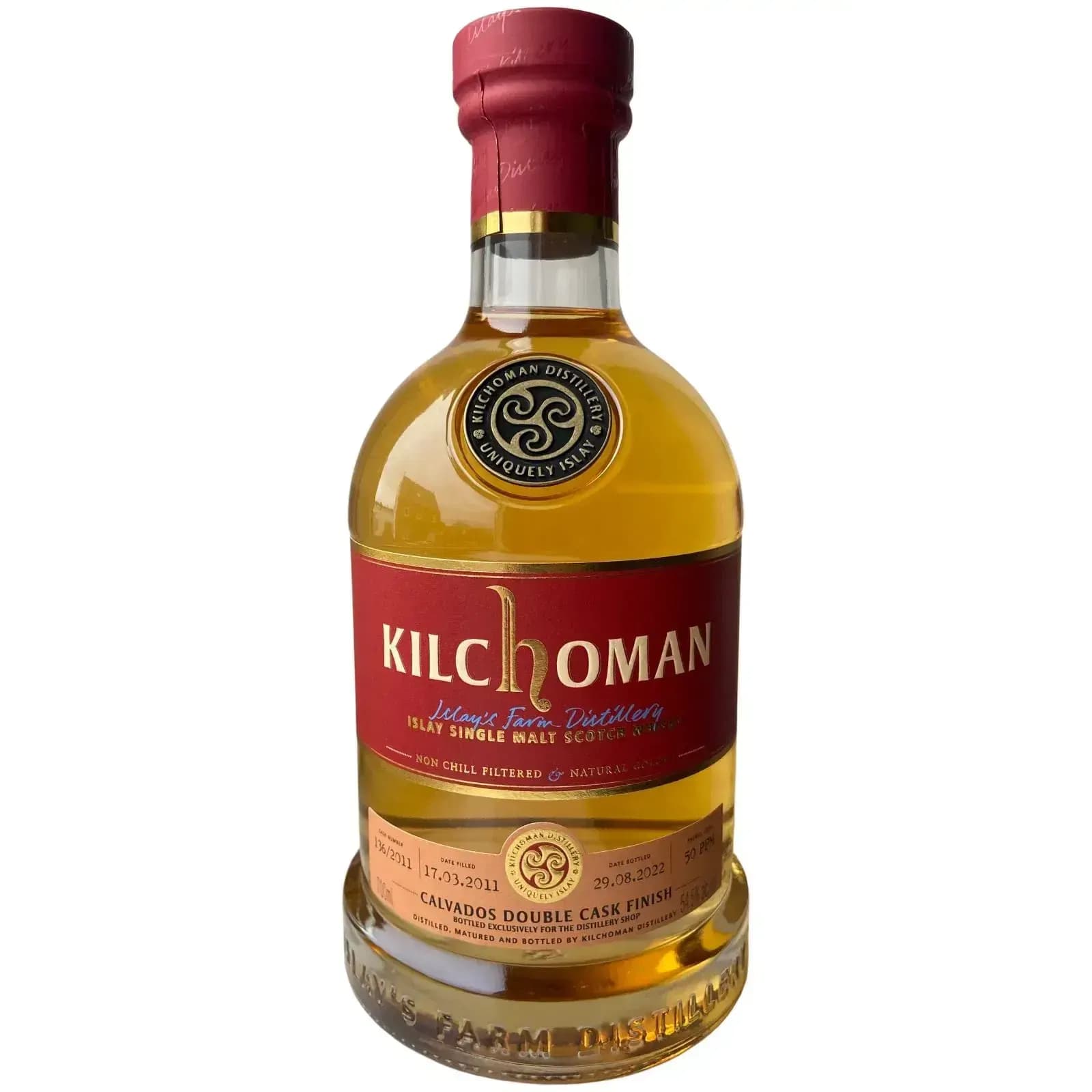 Kilchoman 2011 Calvados Double Cask Finish Cask Nr.136/2011