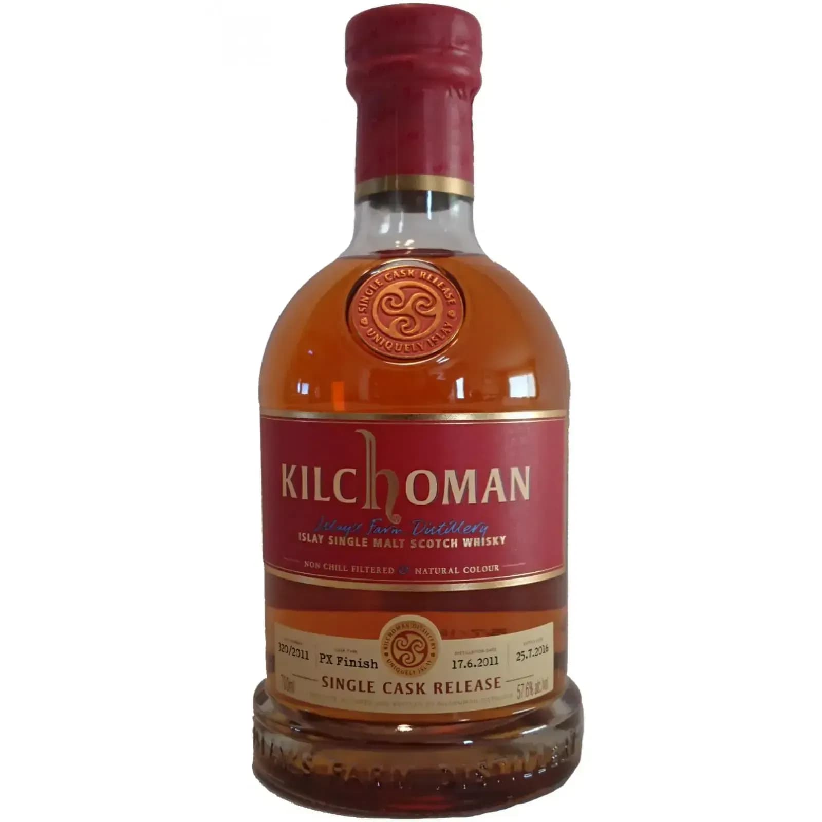 Kilchoman 2011 Individual Cask Bottling For Coop Wines & Spirits Cask Nr.320/2011