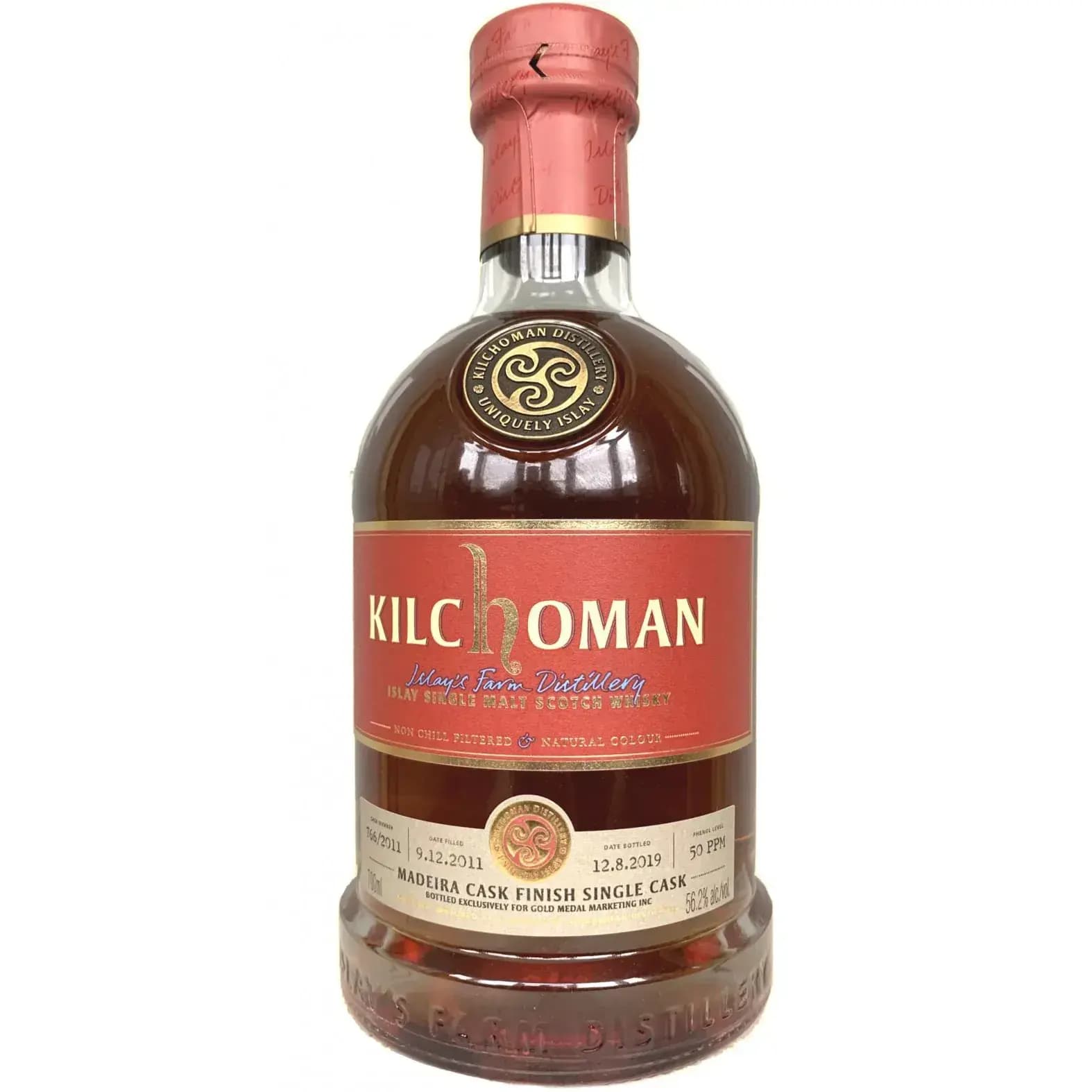 Kilchoman 2011 Madeira Cask Finish Single Cask Nr.766/2011