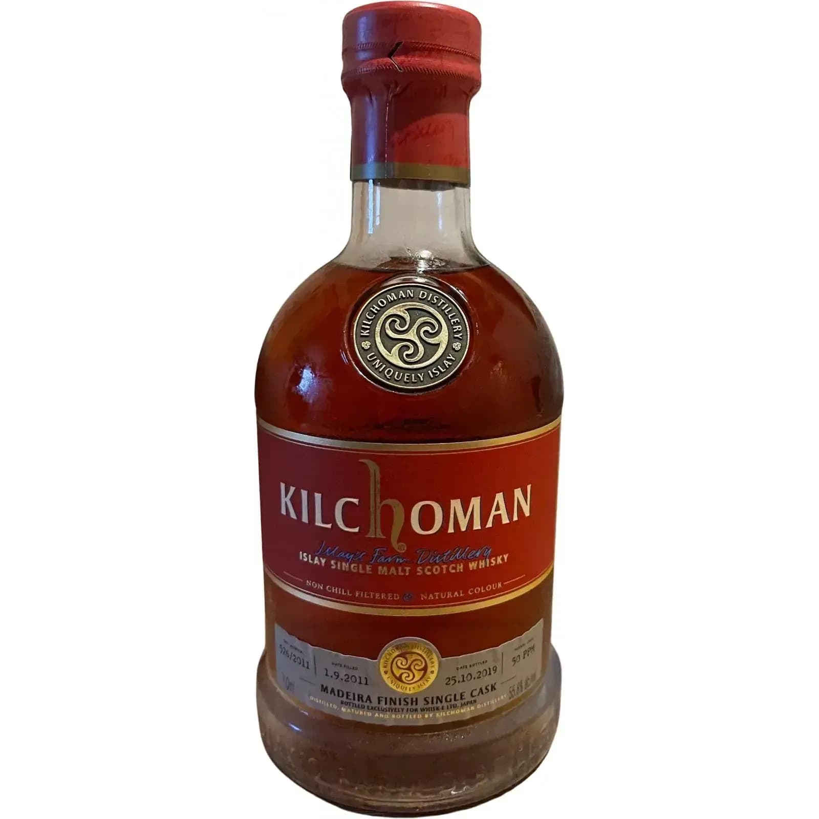 Kilchoman 2011 Single Cask For Whisk-E Ltd. Nr.526/2011
