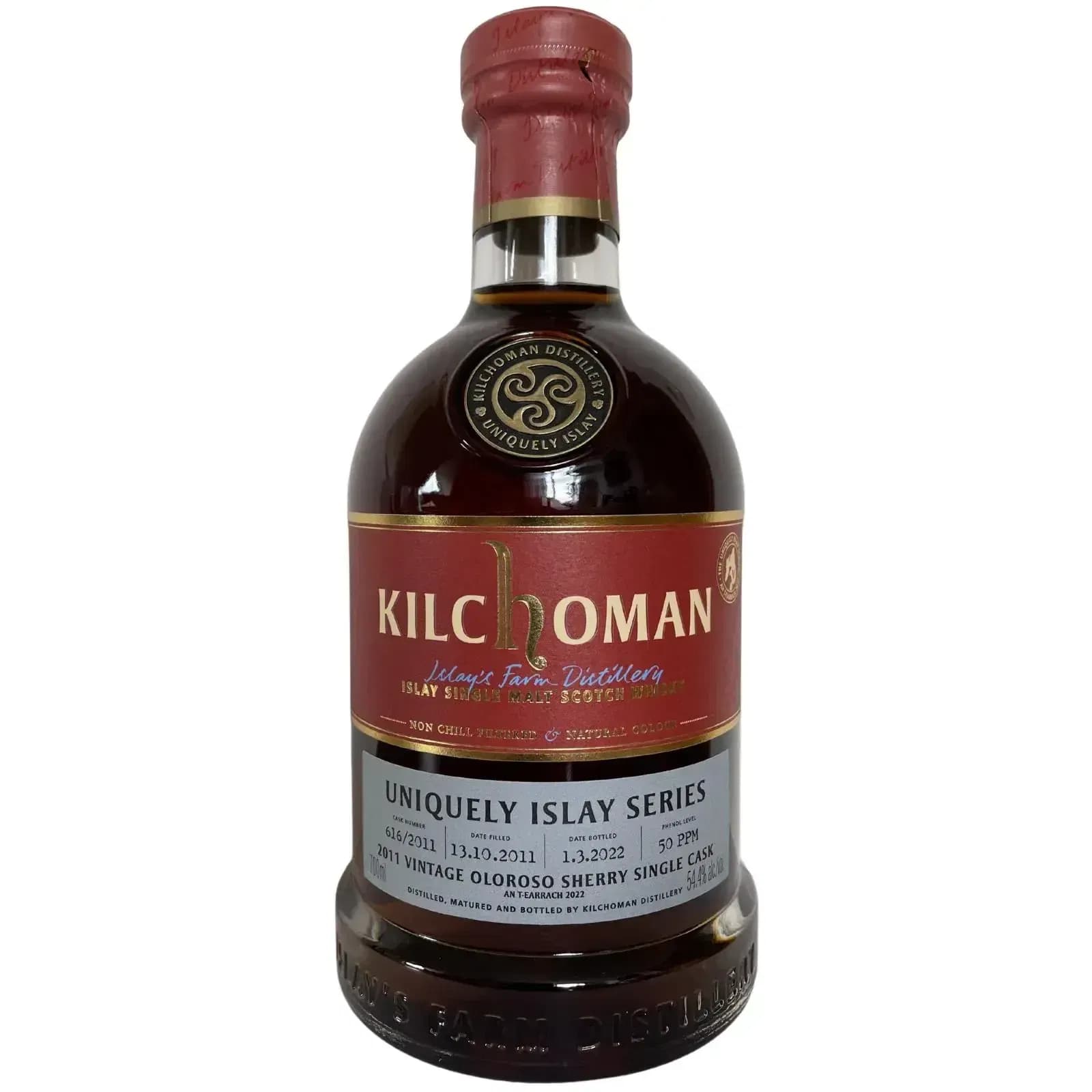 Kilchoman 2011 Uniquely Islay Series - An T-Earrach 2022 Cask Nr.616/2011