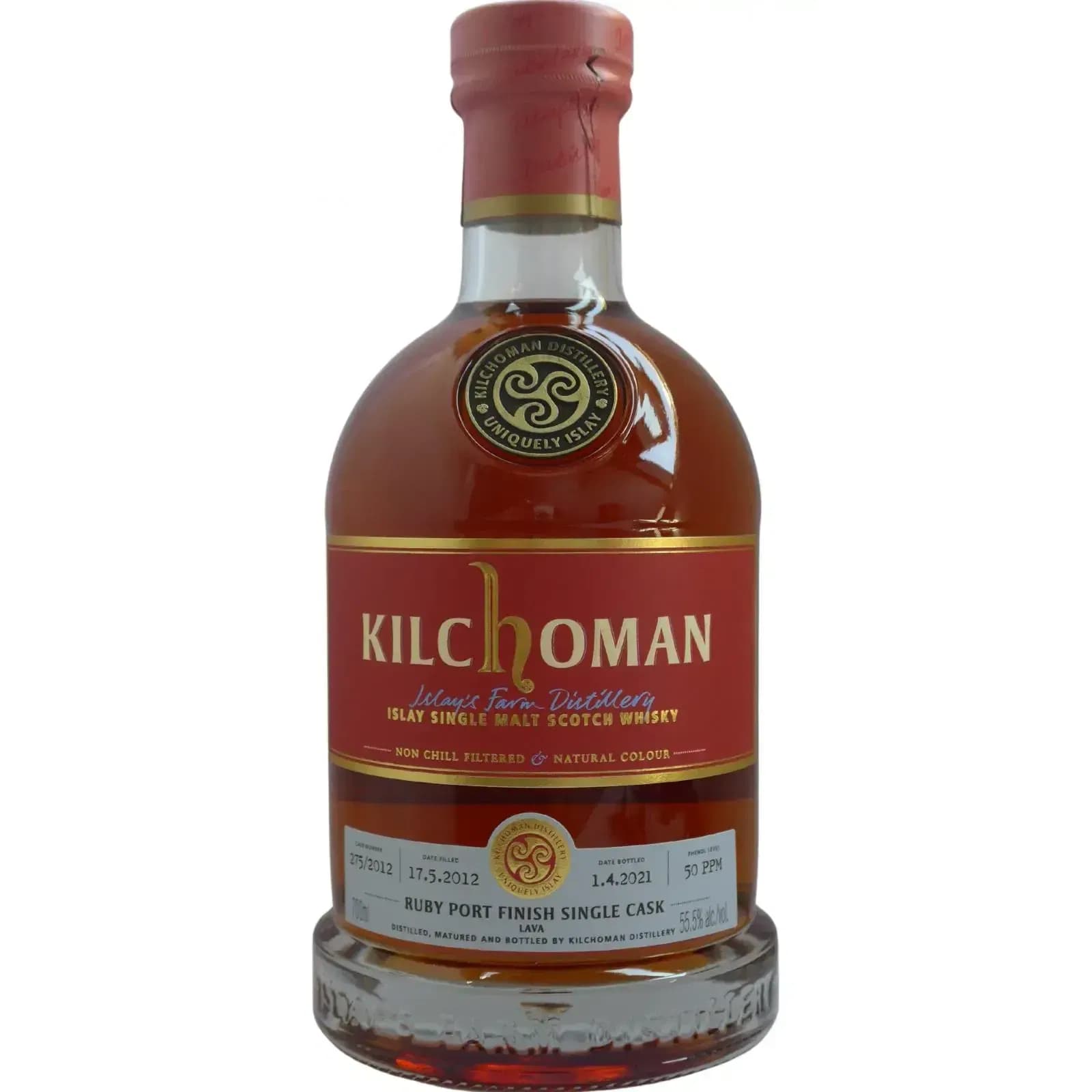 Kilchoman 2012 Lava Single Cask Nr.275/2012