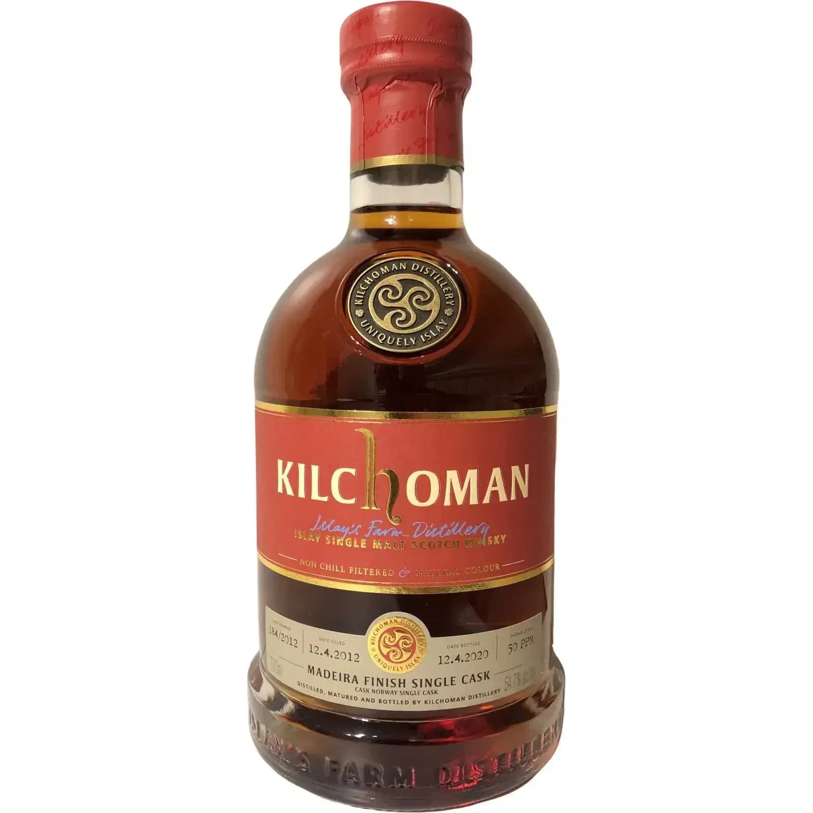 Kilchoman 2012 Madeira Finish Single Cask Nr.184/2012