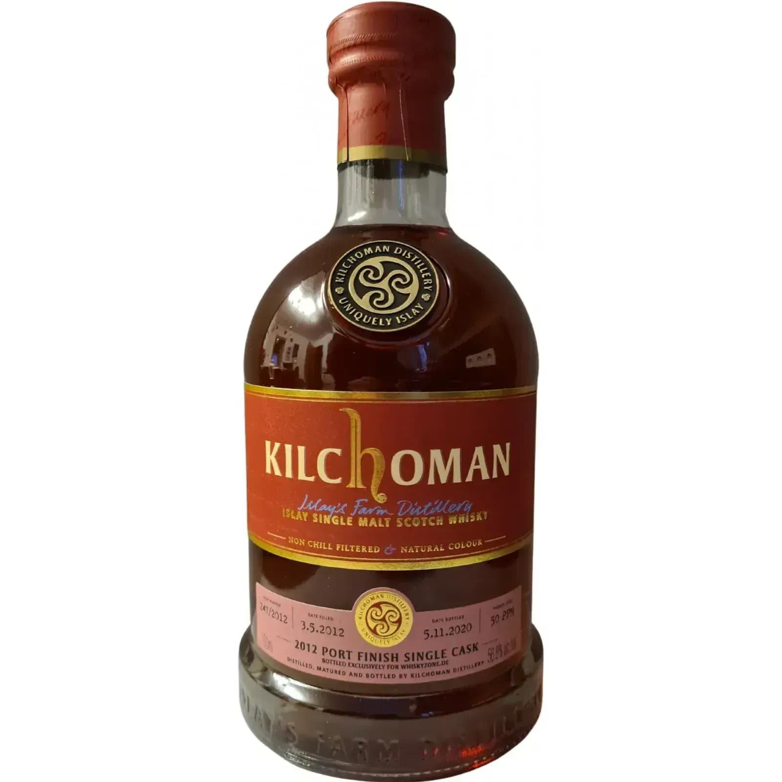 Kilchoman 2012 Port Finish Single Cask Nr.247/2012