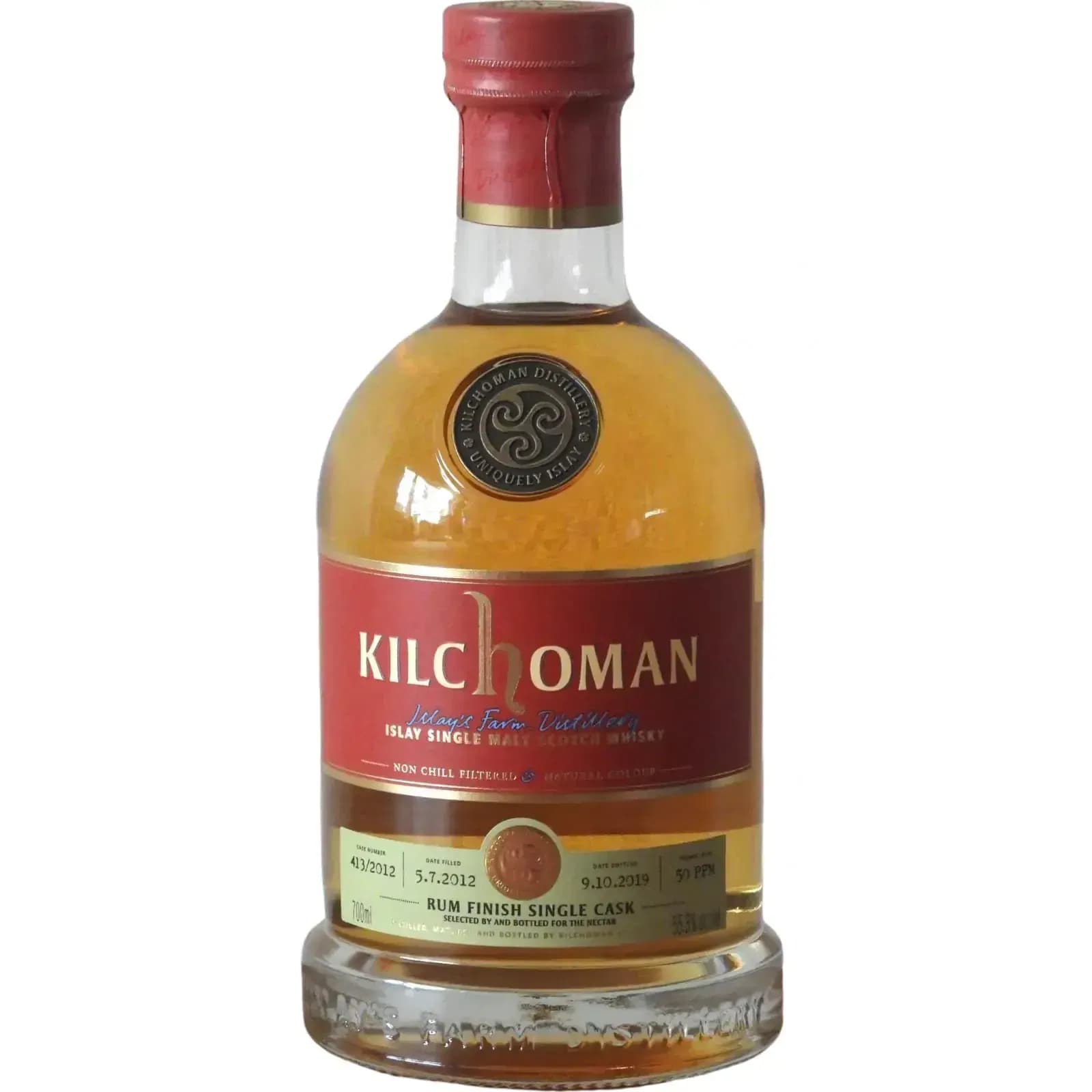 Kilchoman 2012 Rum Finish Single Cask Nr.413/2012