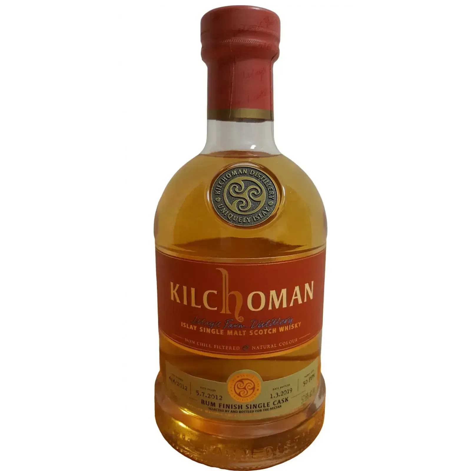 Kilchoman 2012 Rum Finished Single Cask Nr.414/2012