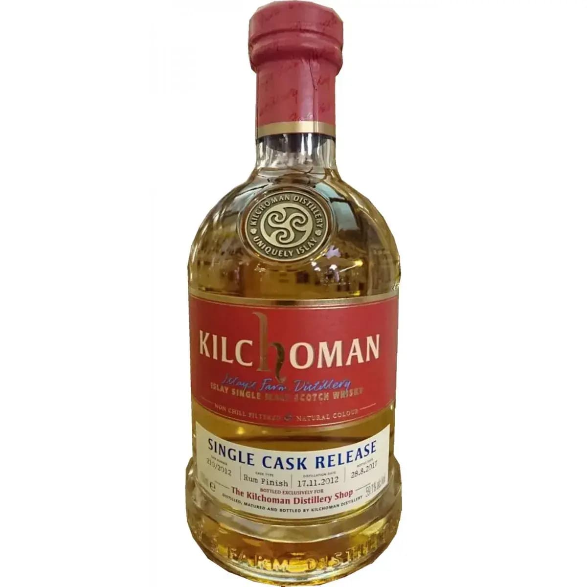 Kilchoman 2012 Single Cask Release Nr.210/2012