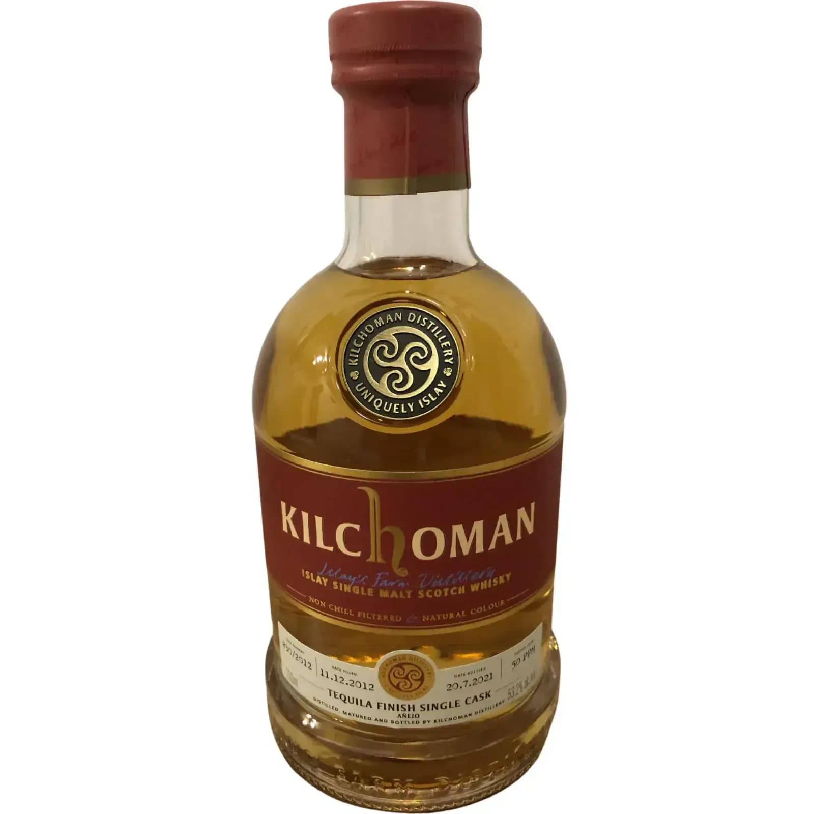 Kilchoman 2012 Tequila Finish Single Cask Nr.830/2012