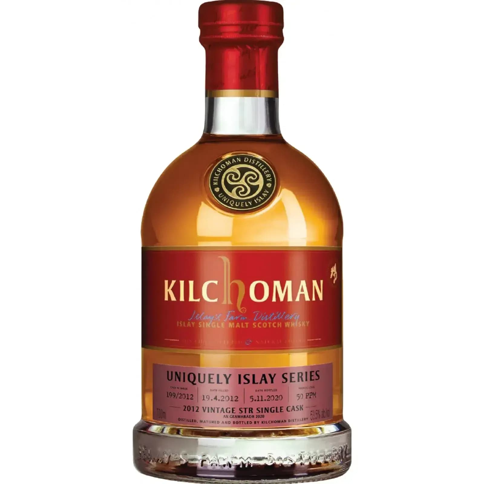 Kilchoman 2012 Vintage Str Single Cask Uniquely Islay Series - An Geamhradh Cask Nr.199/2012