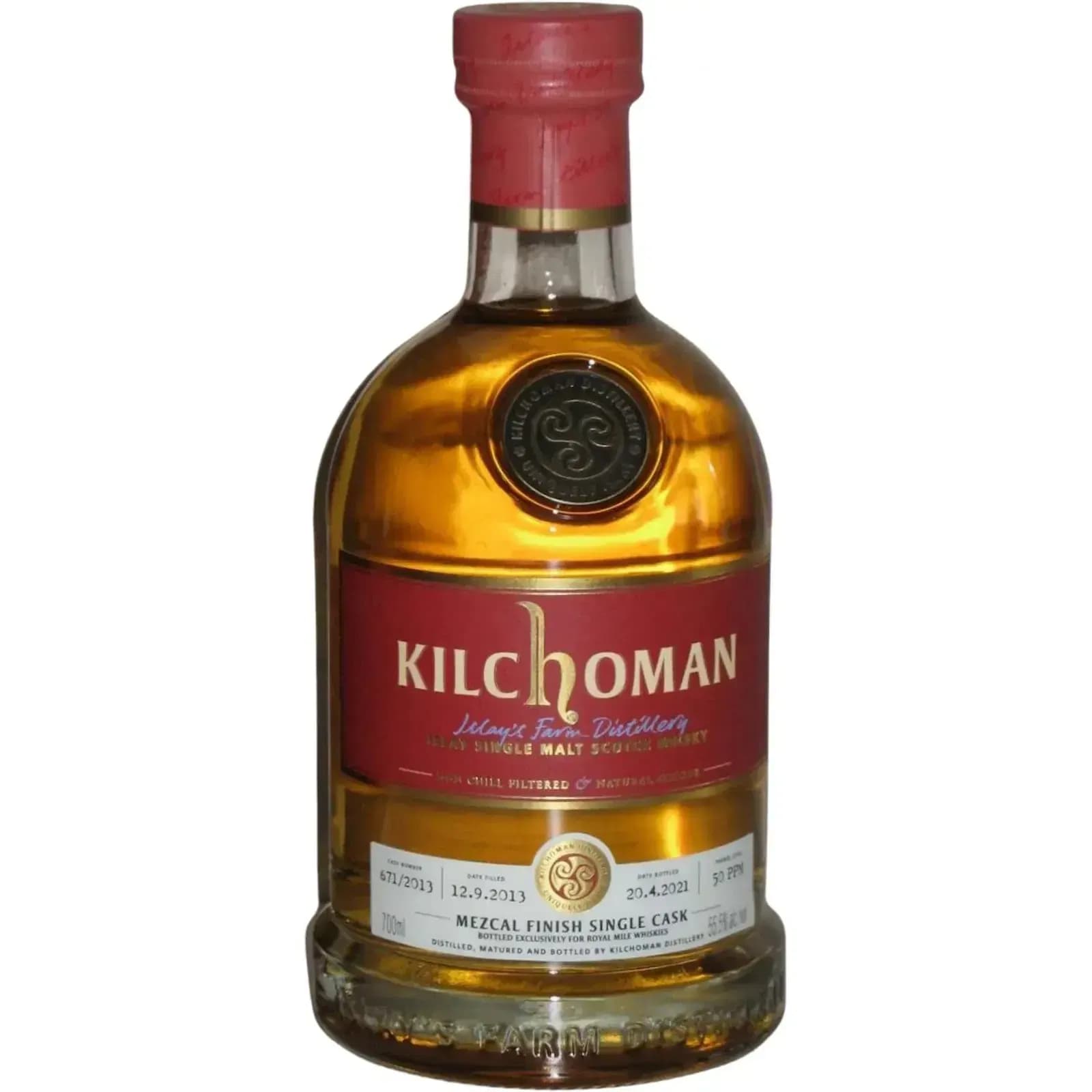 Kilchoman 2013 Mezcal Finish Single Cask Nr.671/2013