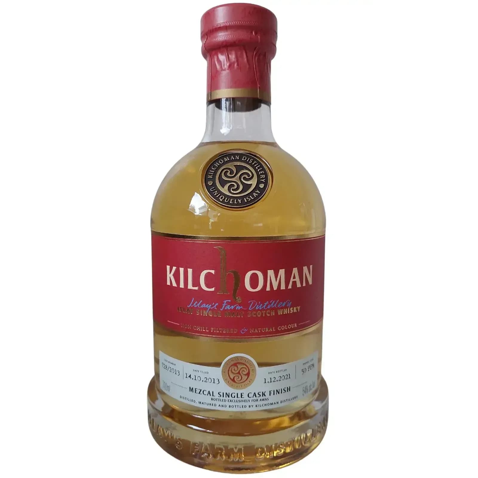 Kilchoman 2013 Mezcal Single Cask Finish Cask Nr.728/2013