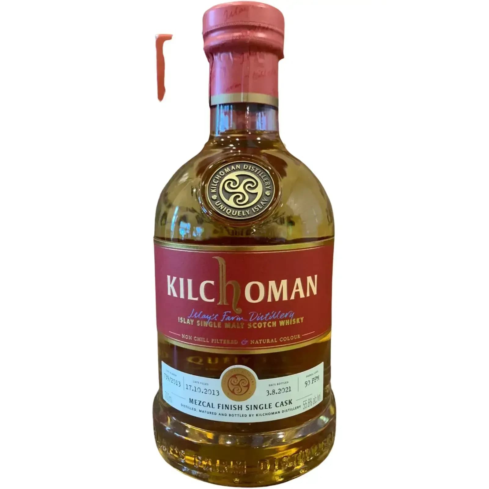 Kilchoman 2013 Mezcal Single Cask Finish Cask Nr.739/2013