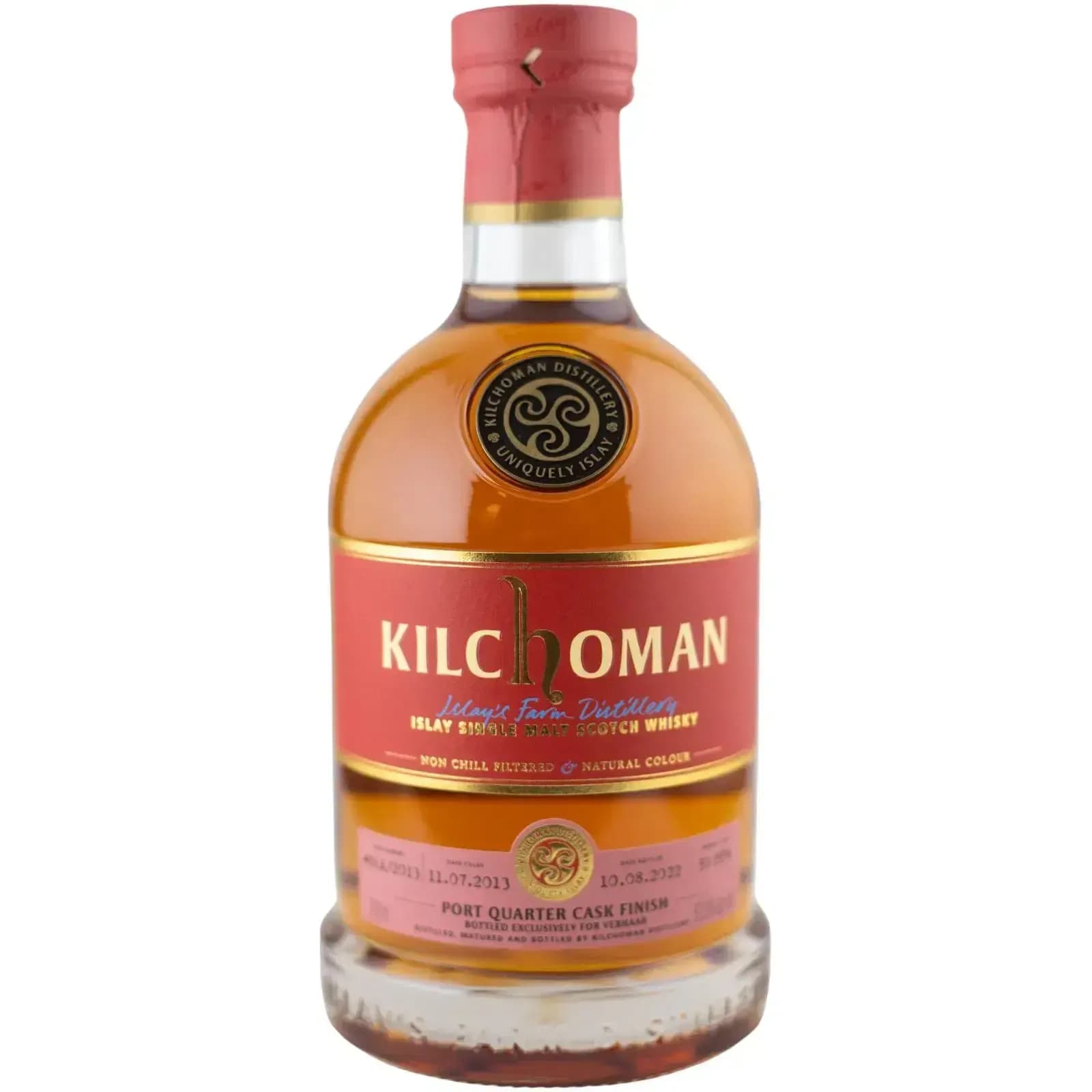 Kilchoman 2013 Port Quarter Cask Finish Cask Nr.491A/2013