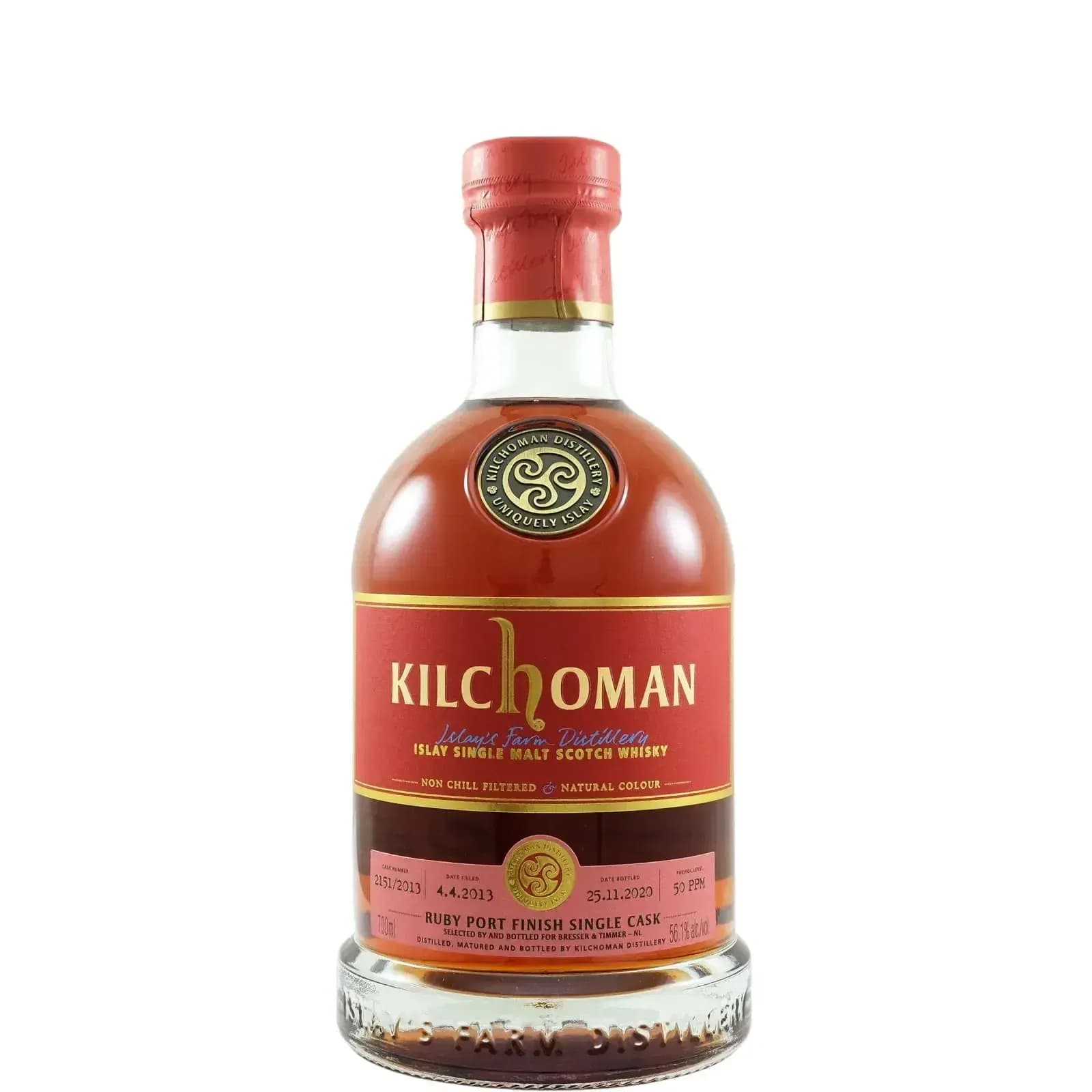 Kilchoman 2013 Ruby Port Finish Single Cask Nr.2151/2013