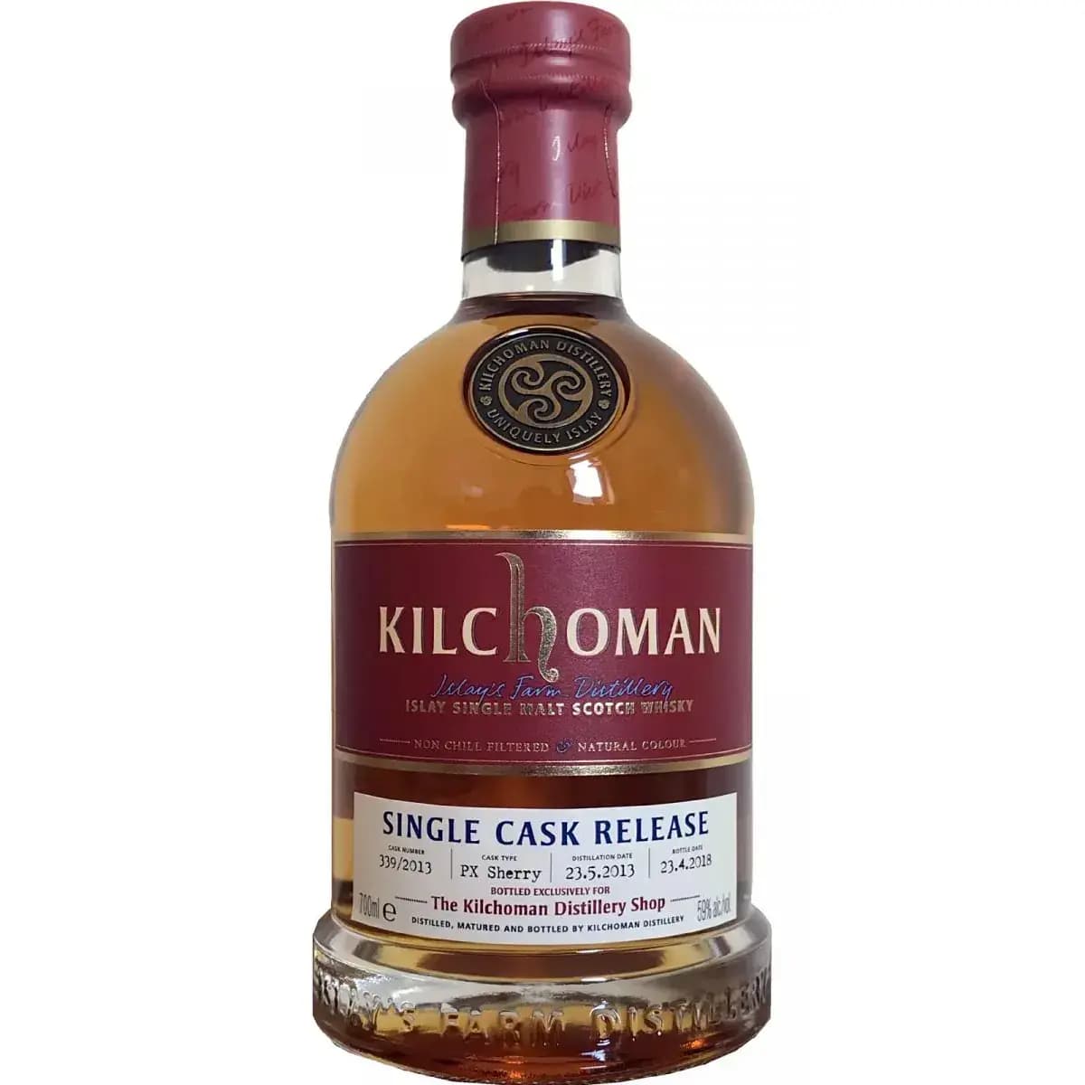 Kilchoman 2013 Single Cask Release Nr.339/2013