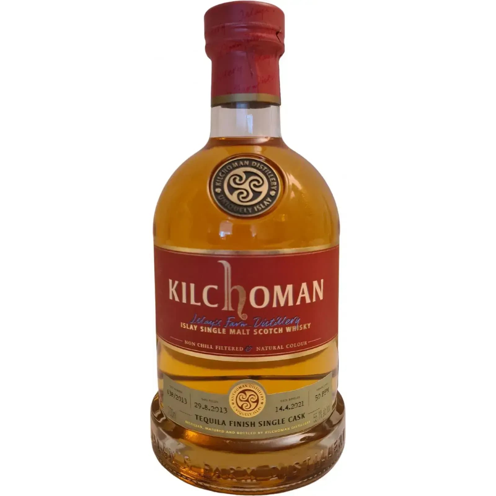 Kilchoman 2013 Tequila Finish Single Cask Nr.638/2013