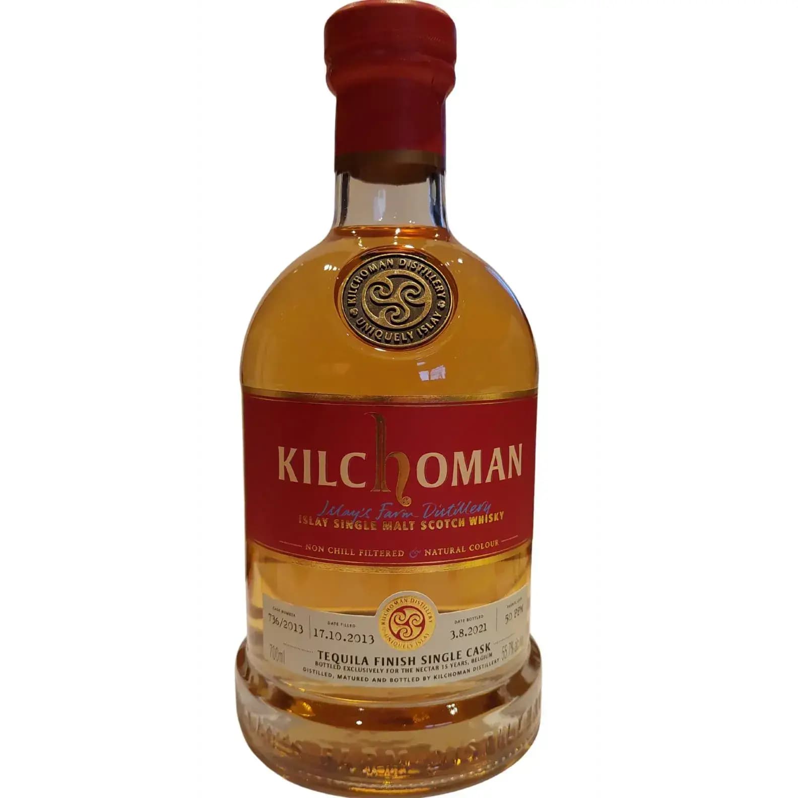 Kilchoman 2013 Tequila Finish Single Cask Nr.736/2013