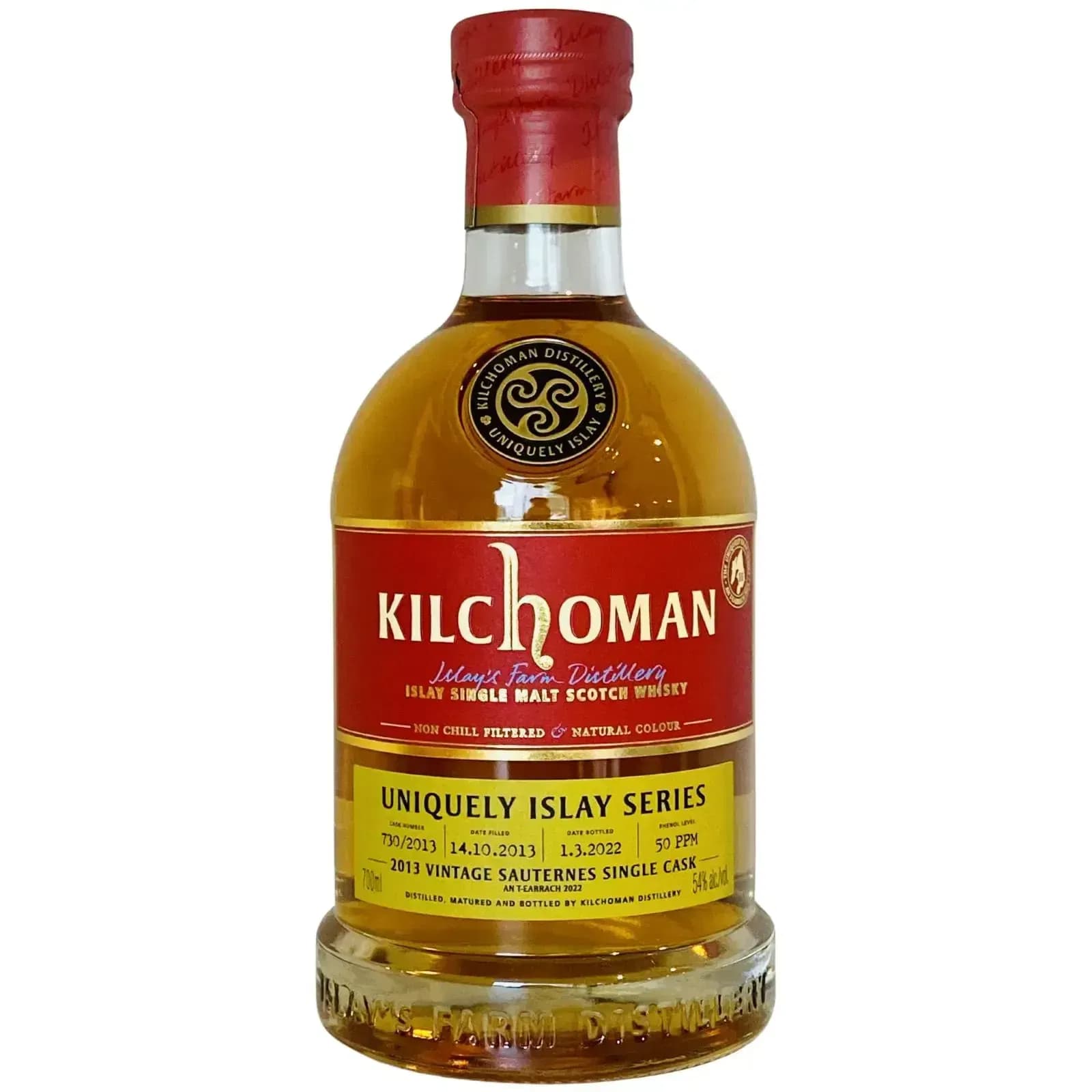 Kilchoman 2013 Uniquely Islay Series - An T-Earrach 2022 Cask Nr.730/2013
