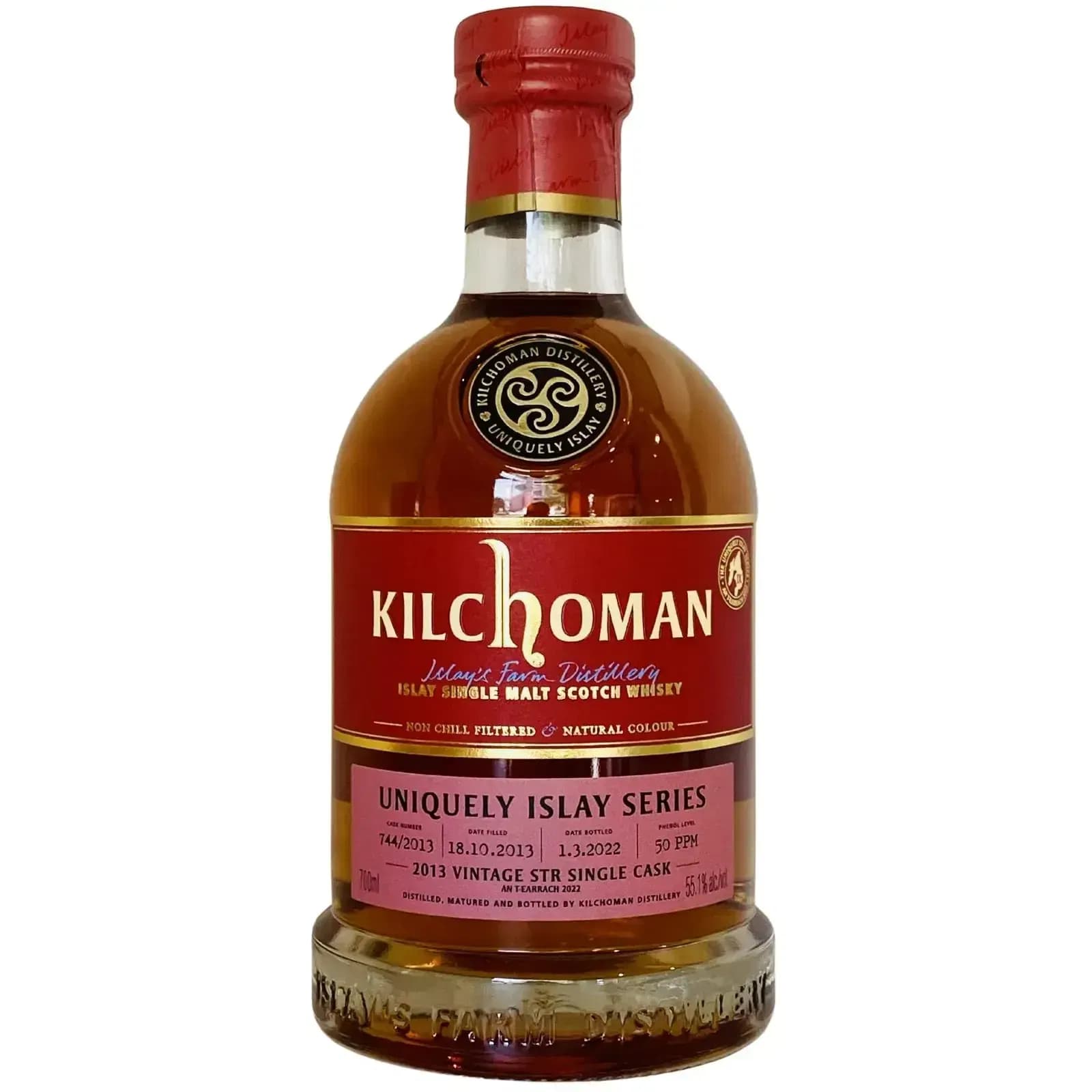 Kilchoman 2013 Uniquely Islay Series - An T-Earrach 2022 Cask Nr.744/2013